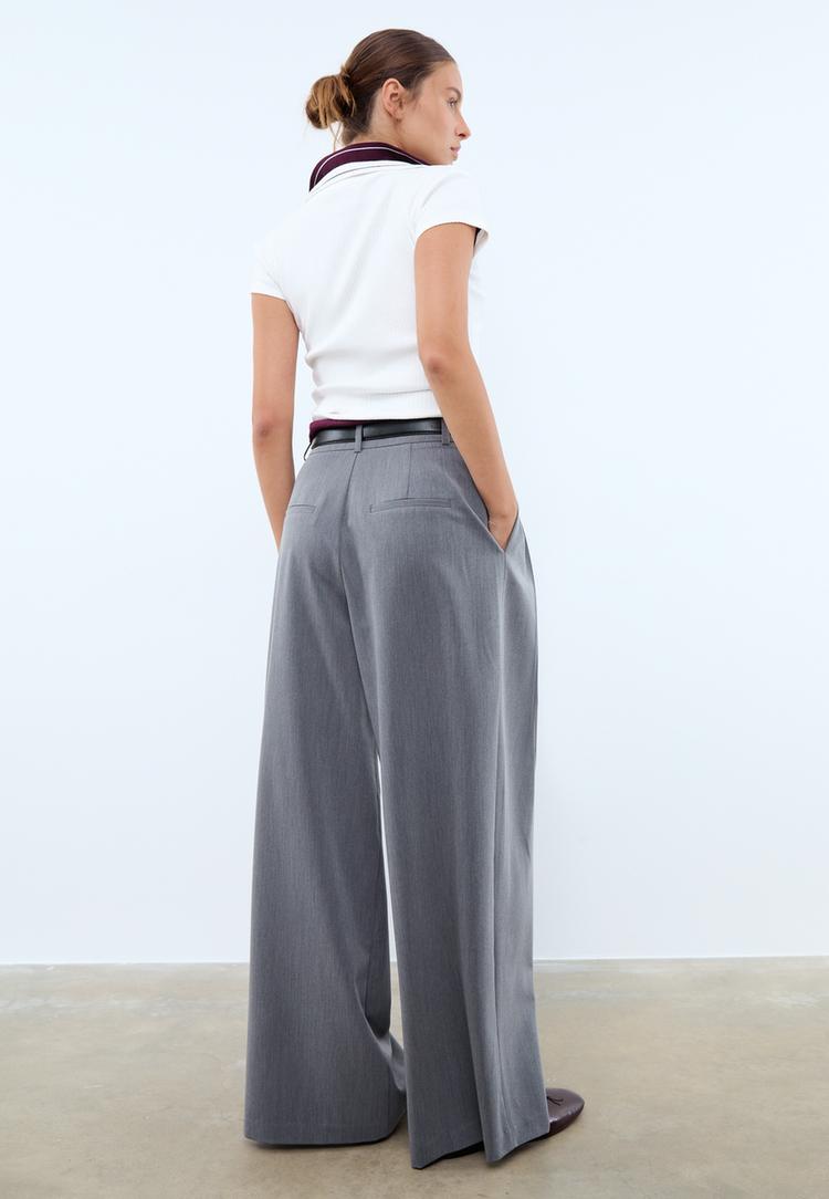 pantalon maxi pinza cinturon