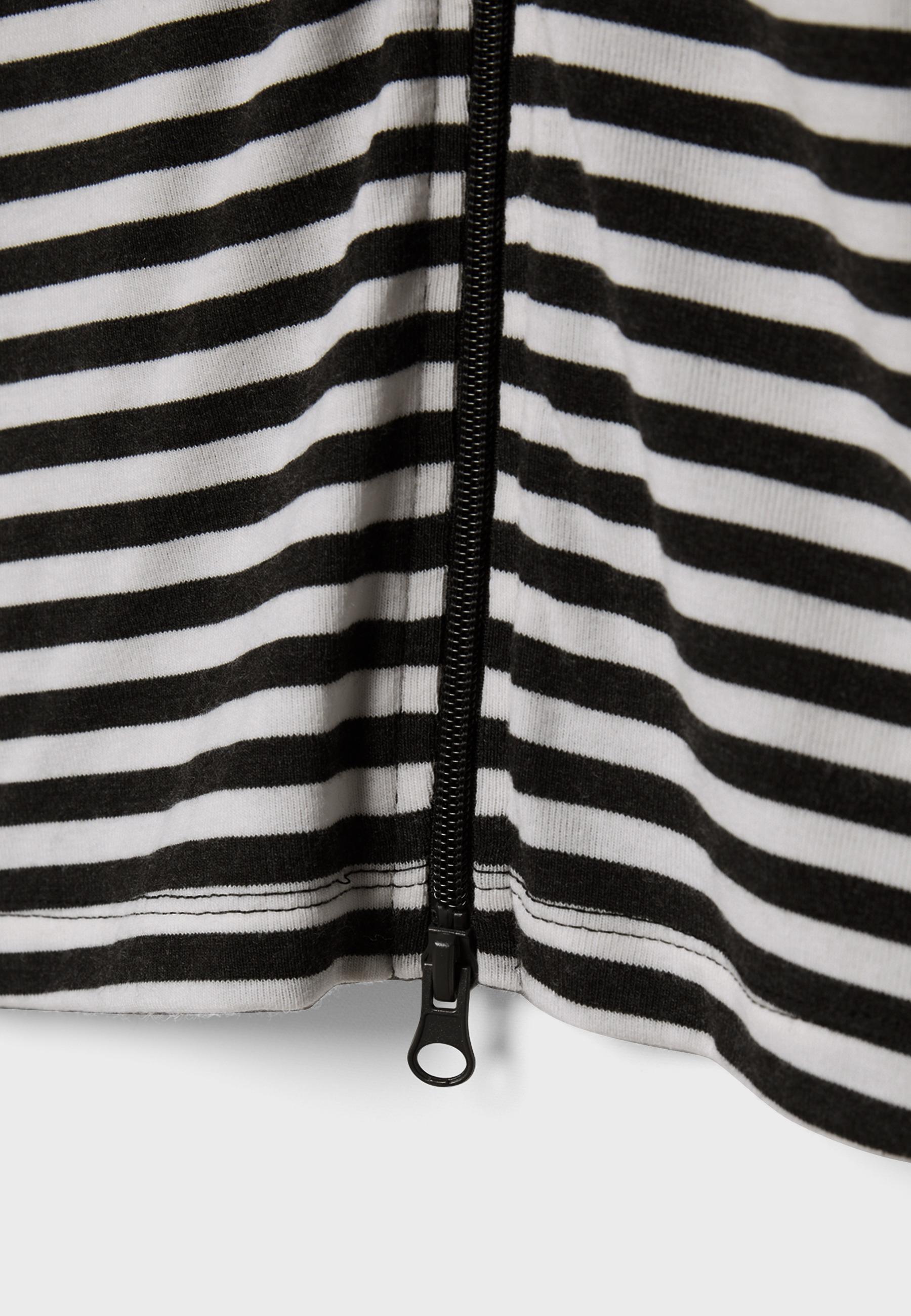 Double Zip T-shirt — Ecru