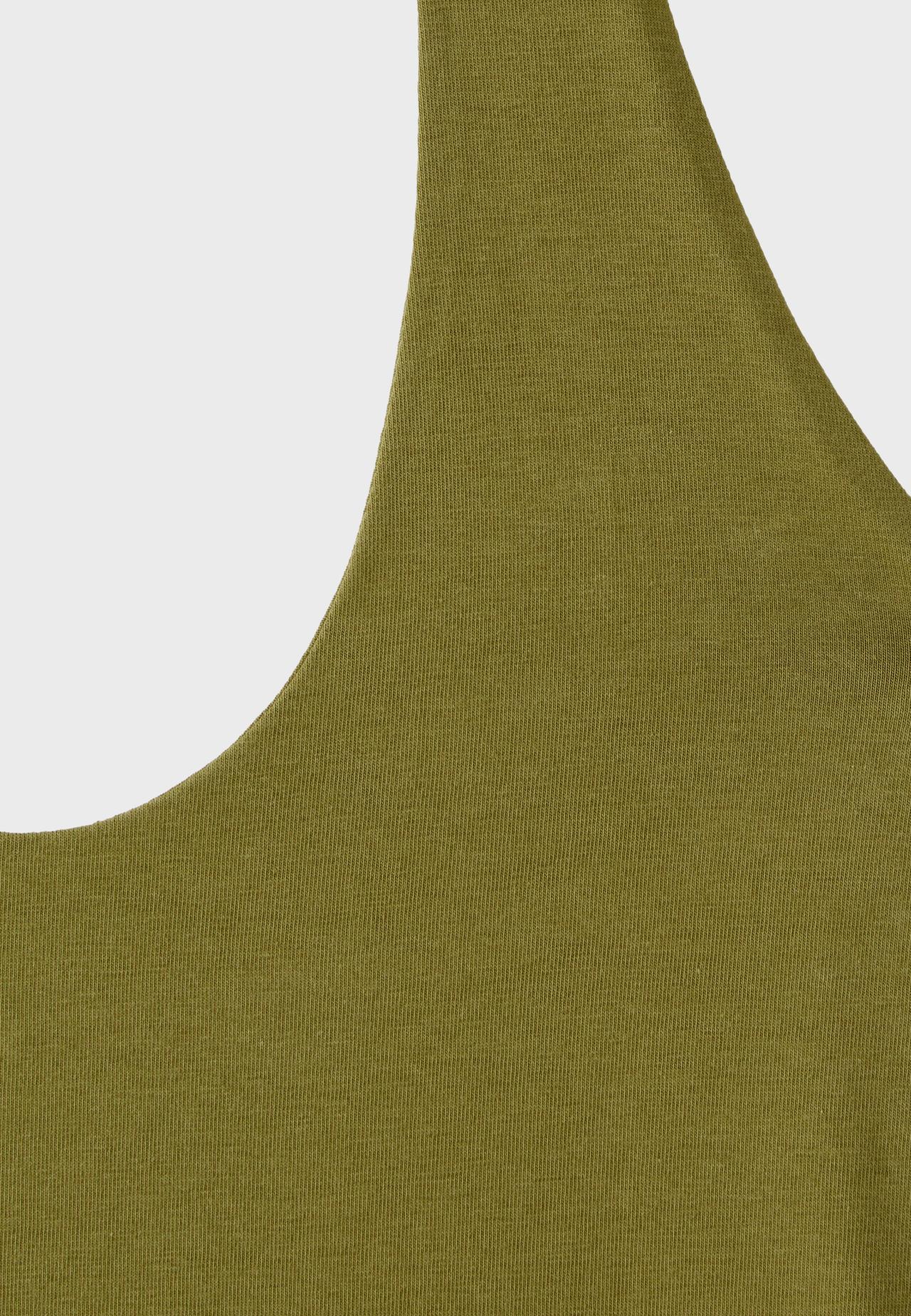 Basic halter top — Olive green