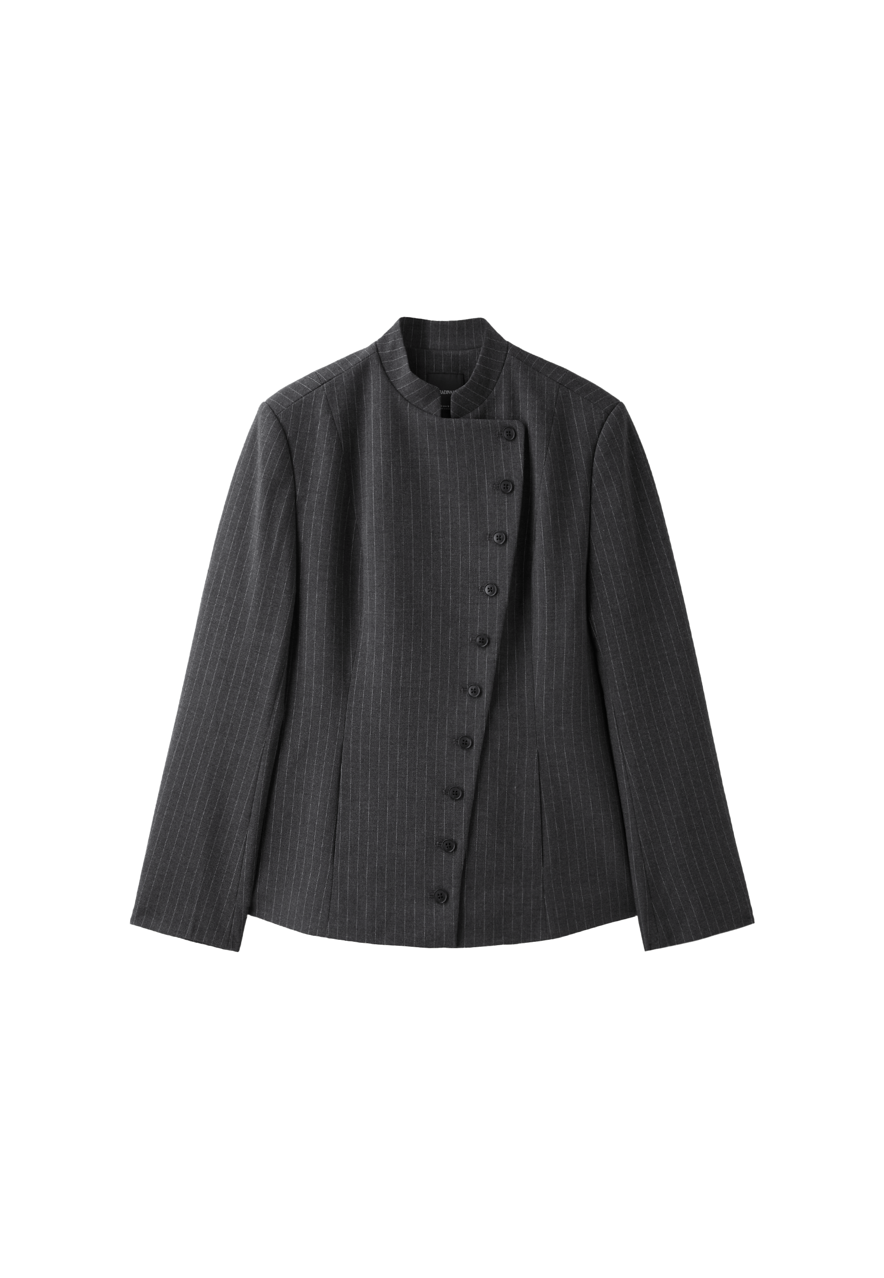 Stradivarius Asimetrik çok düğmeli blazer görsel 5