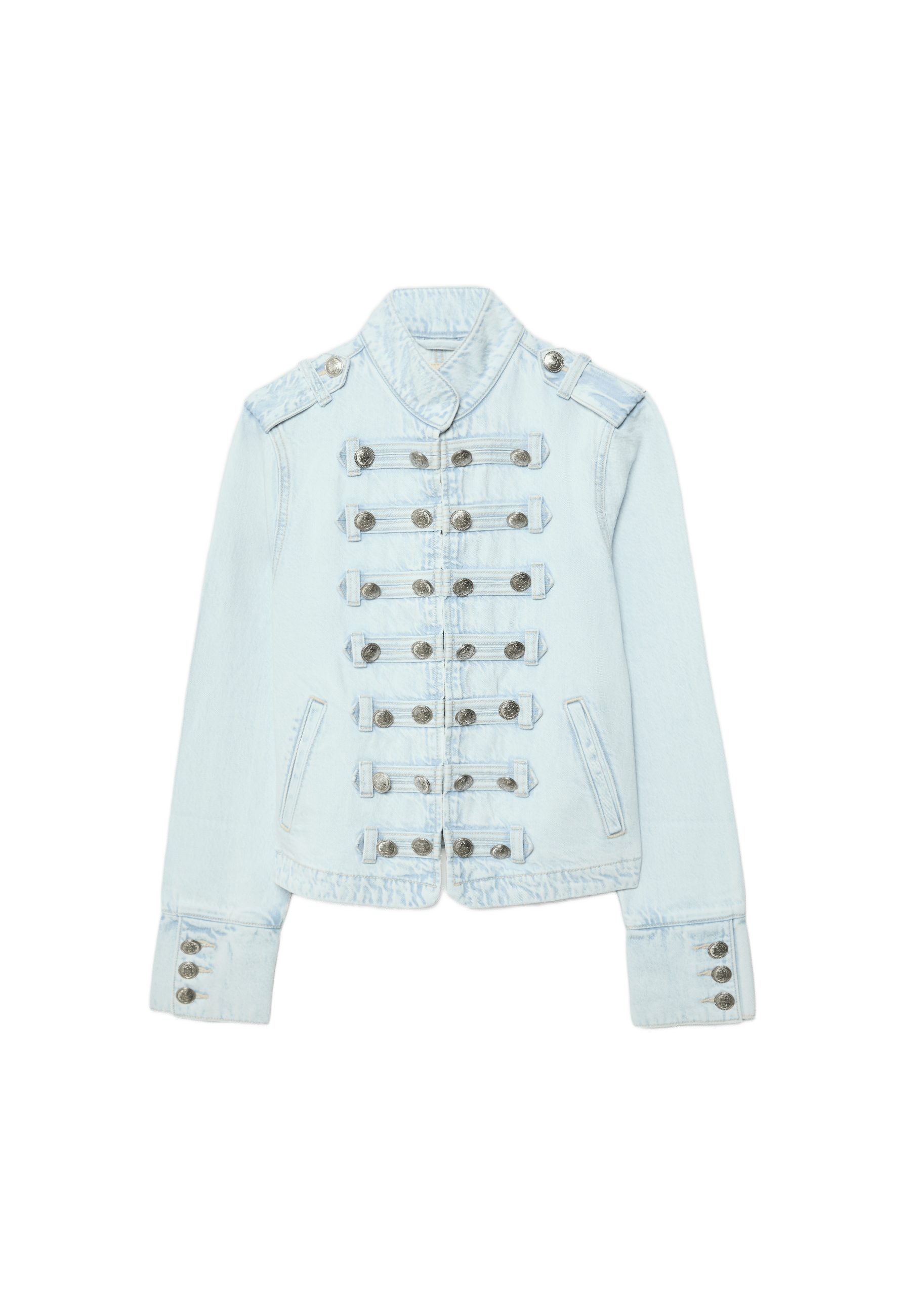 Military blazer — MEDIUM LIGHT BLUE DENIM