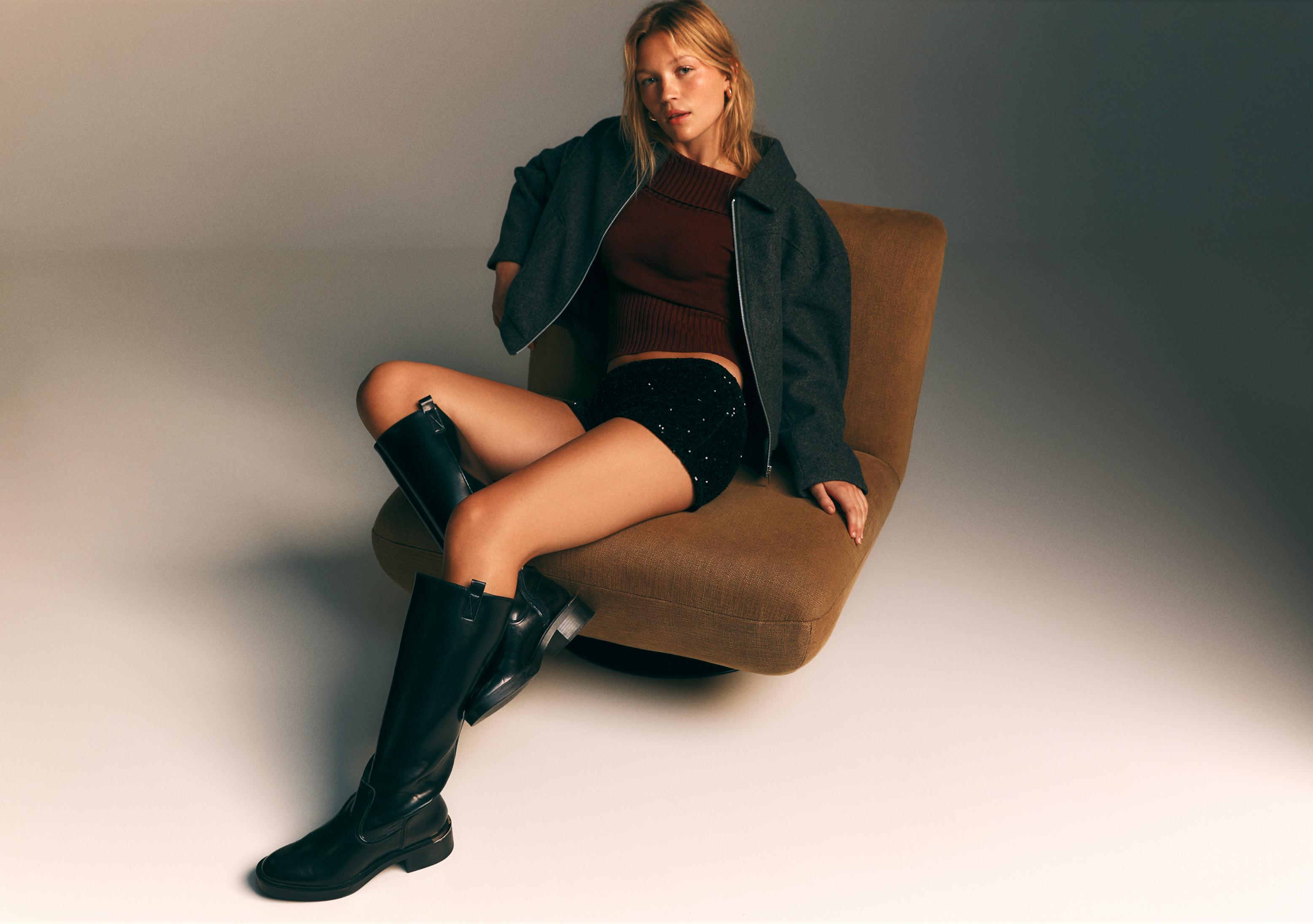 Flat equestrian boots — BLACK 