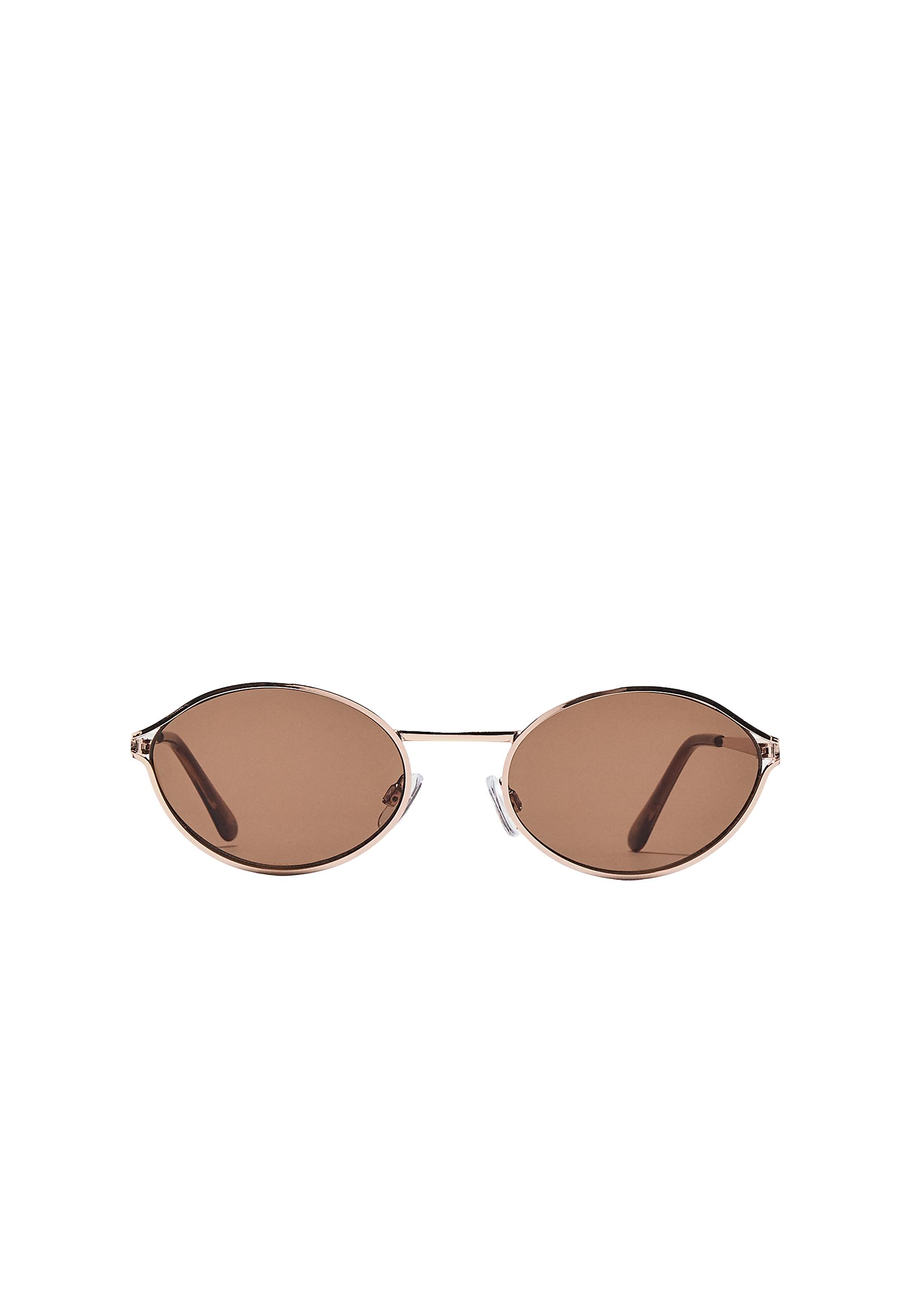 Round metal glasses — Gold