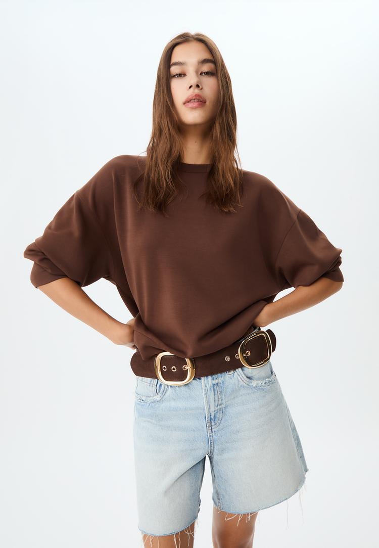 sudadera basica tacto suave