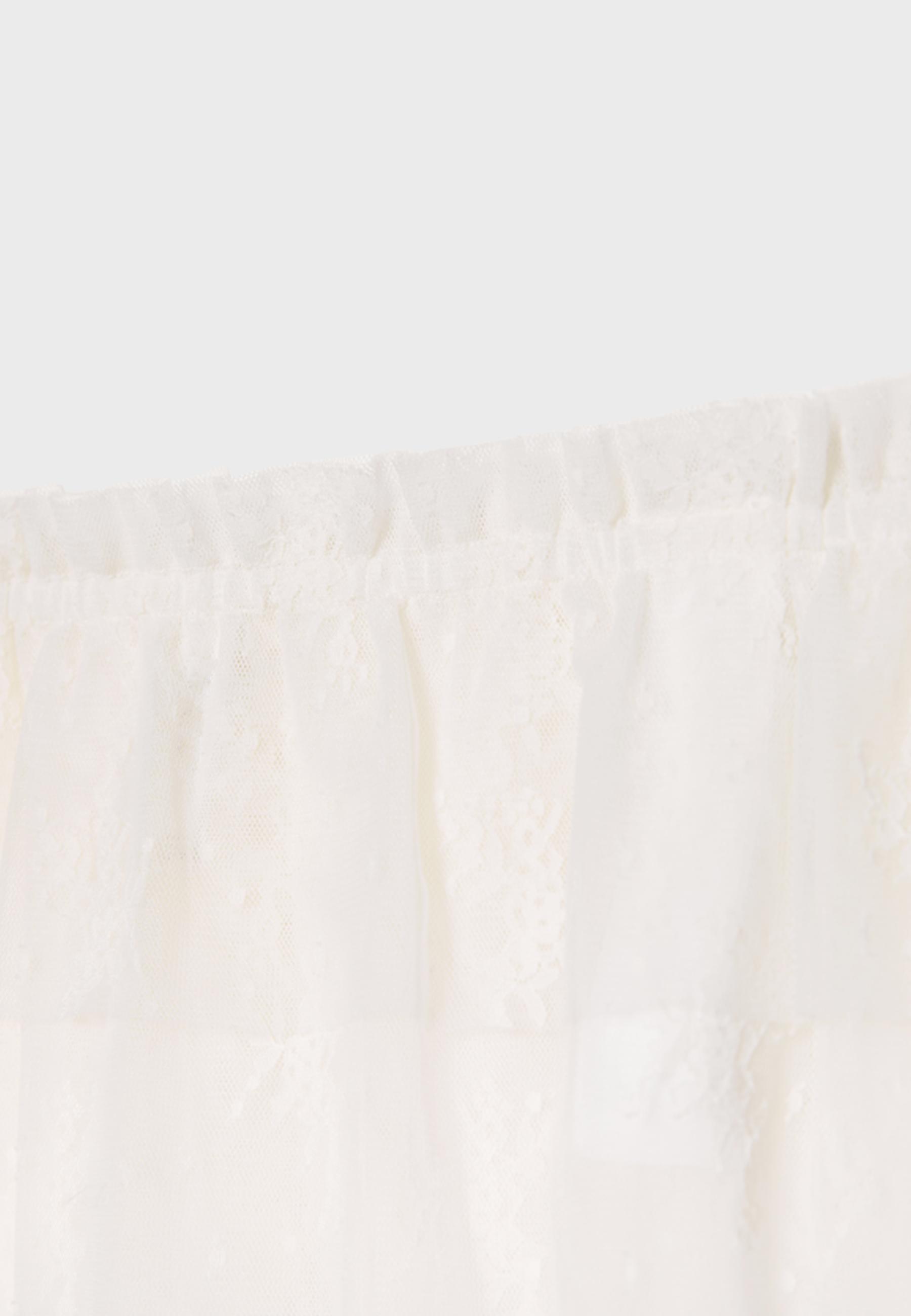 Lace pareo skirt — Ecru