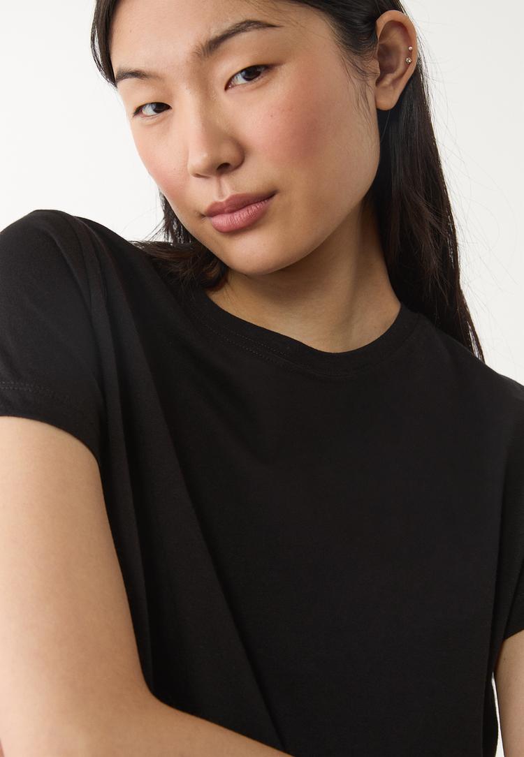 pack of 2 short sleeve crop tops