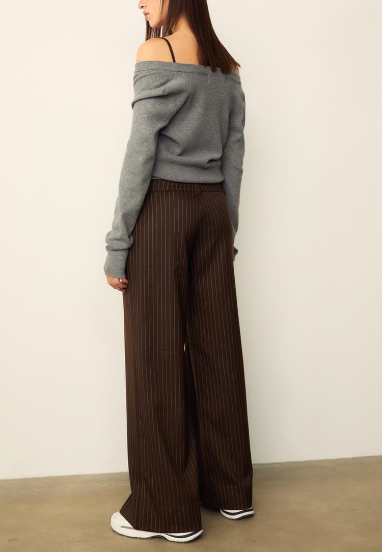 pantalon vestir cinturilla rayas