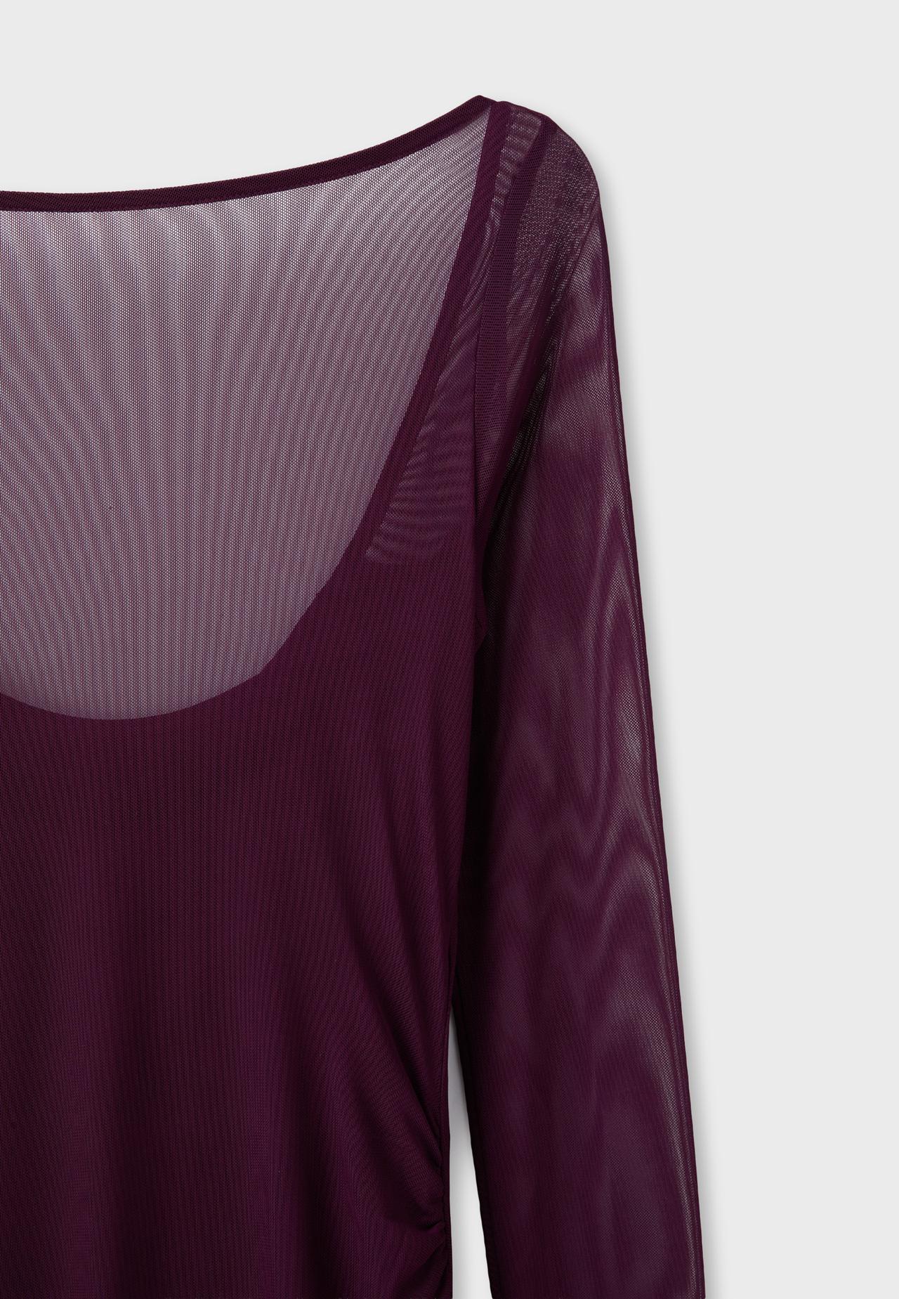 Open back midi dress — Purple