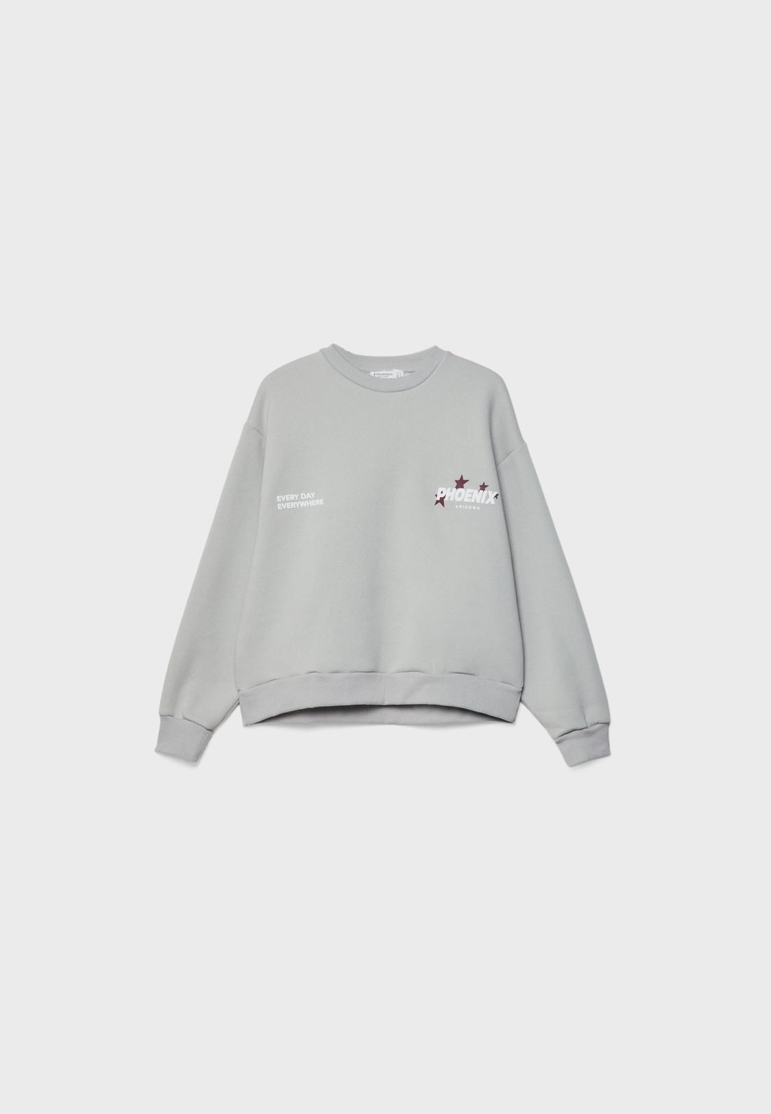 Sudadera Estampado Sudadera Amarilla Stradivarius Sudadera Rey