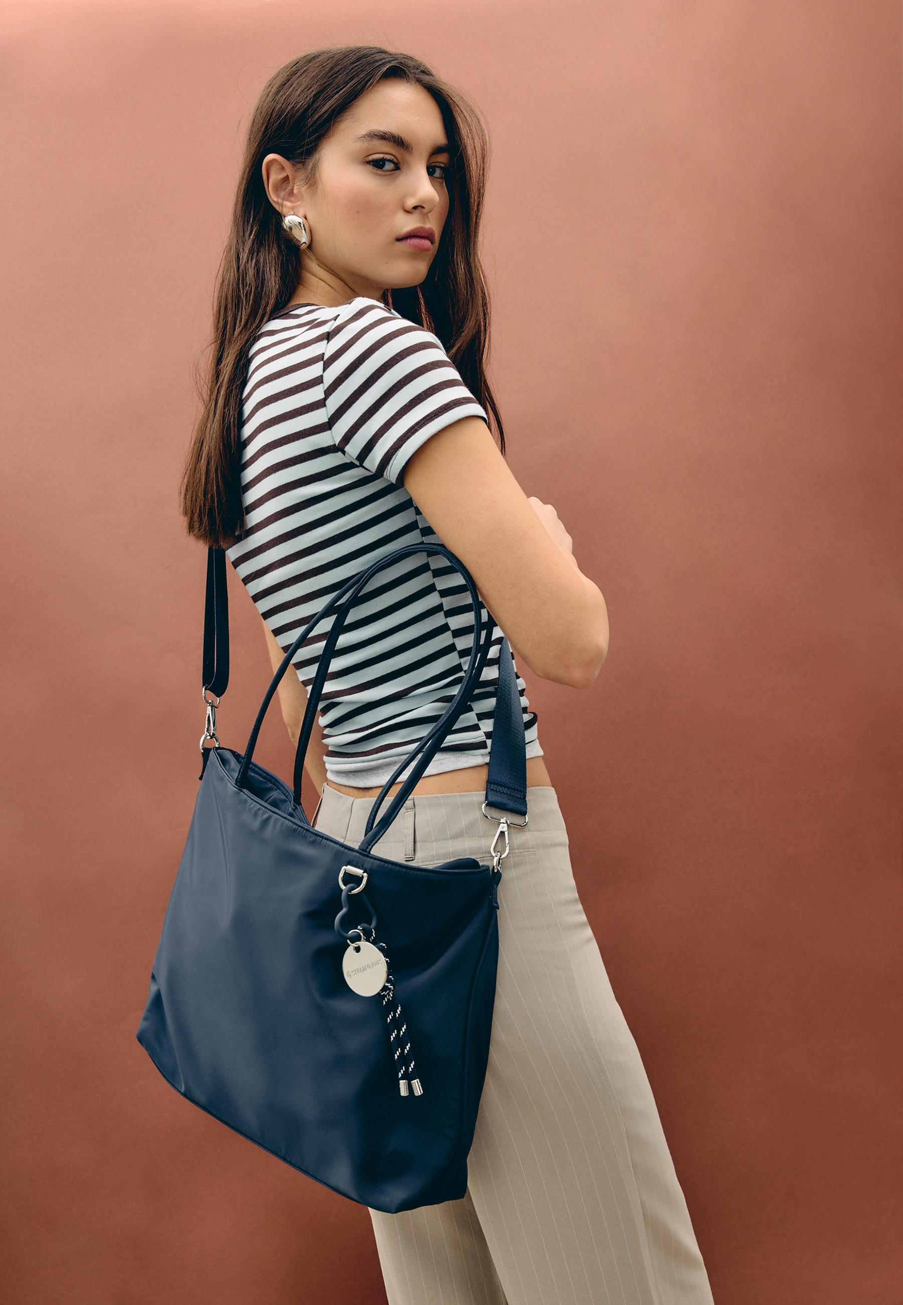 Charm shopper bag — Navy blue