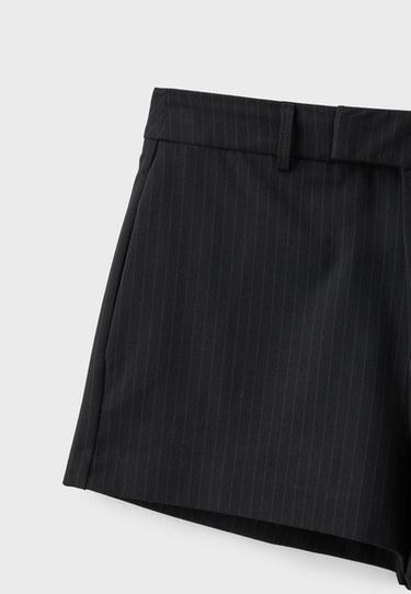 Striped smart shorts — Black 9