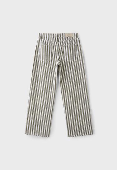 D91 low-rise wide-leg twill jeans — Khaki 8
