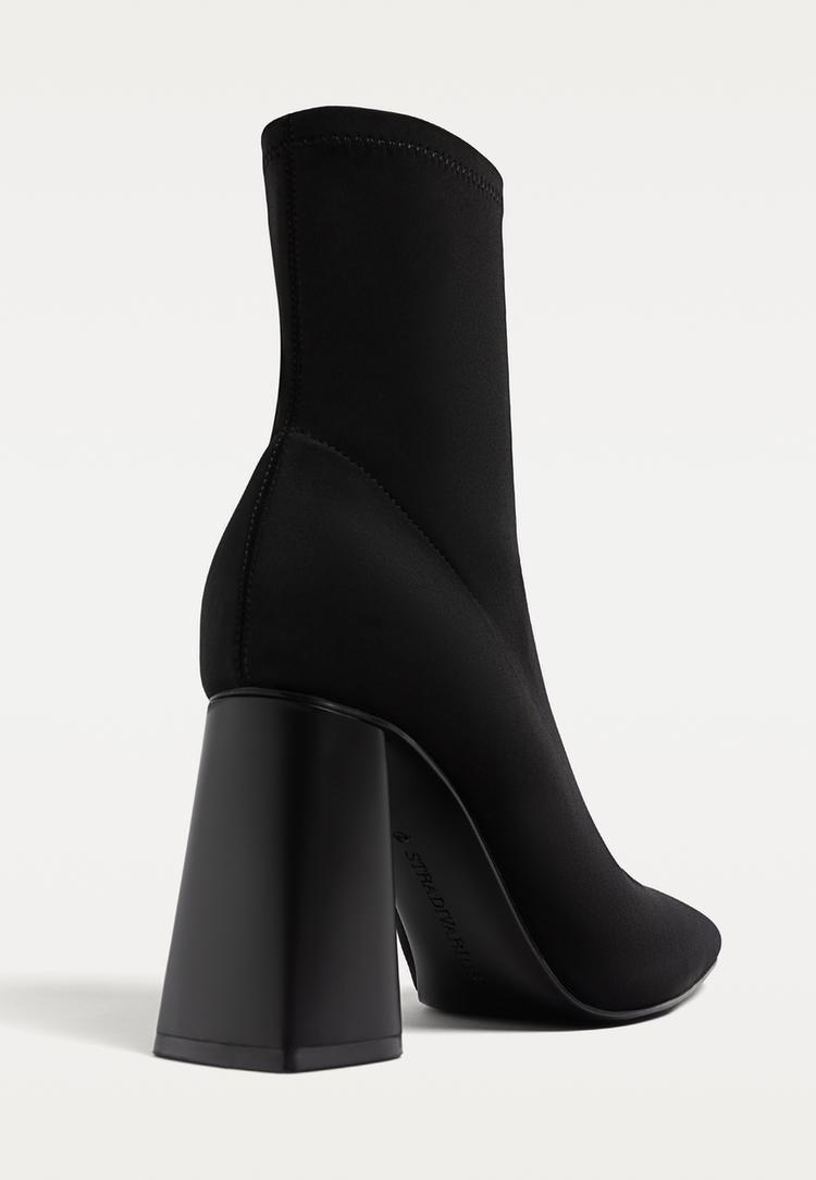 botines tacon efecto neopreno
