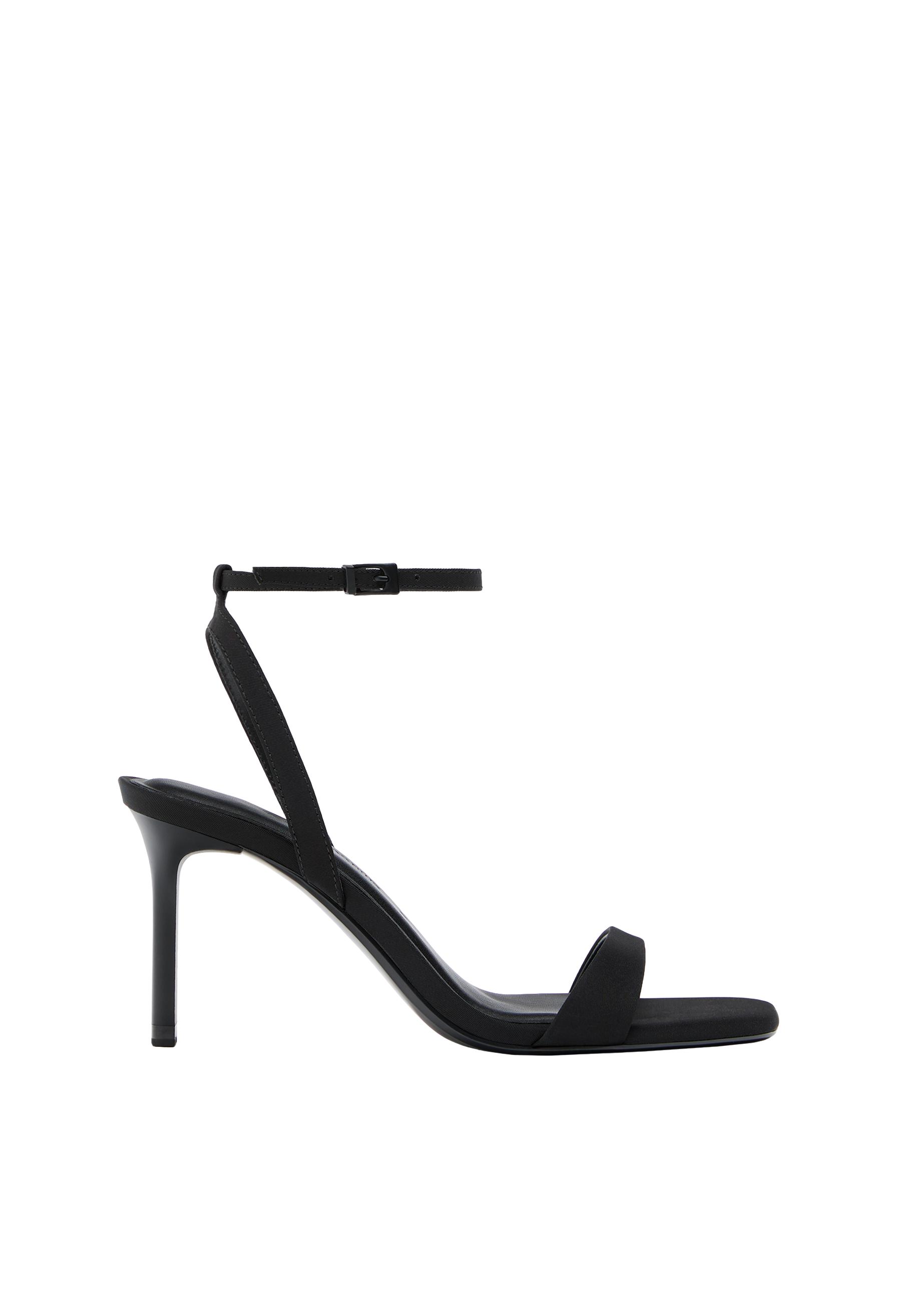 Stiletto heel sandals — BLACK