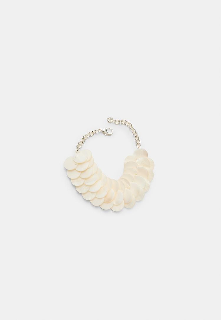 pulsera abalorios brillantes