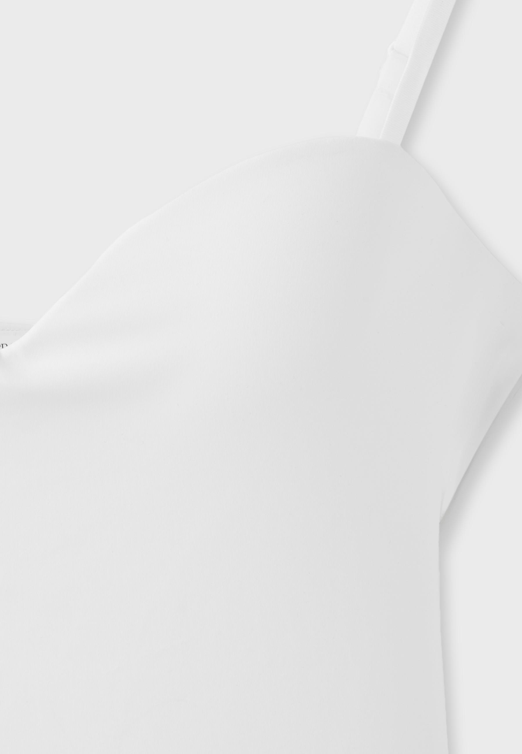 Padded cup bodysuit — Ecru