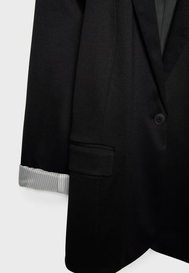 Basic knit blazer — Black 9