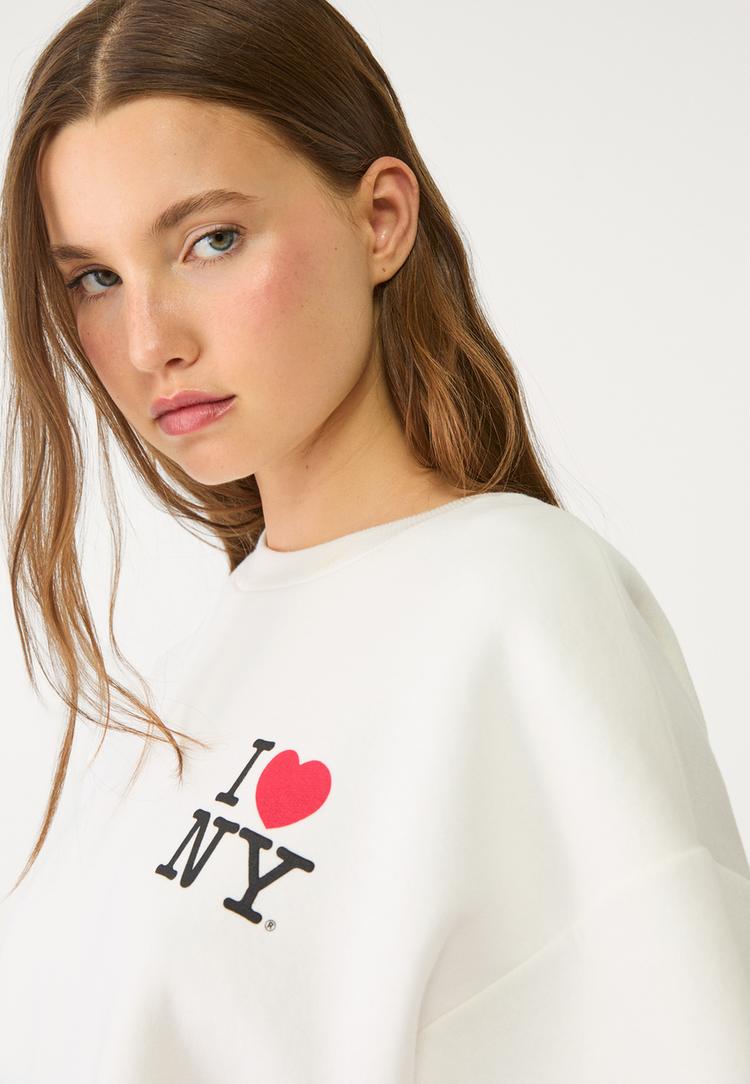 sudadera oversize i love ny
