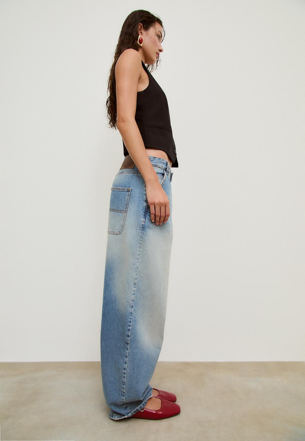 D89 Barrel baggy loose fit jeans