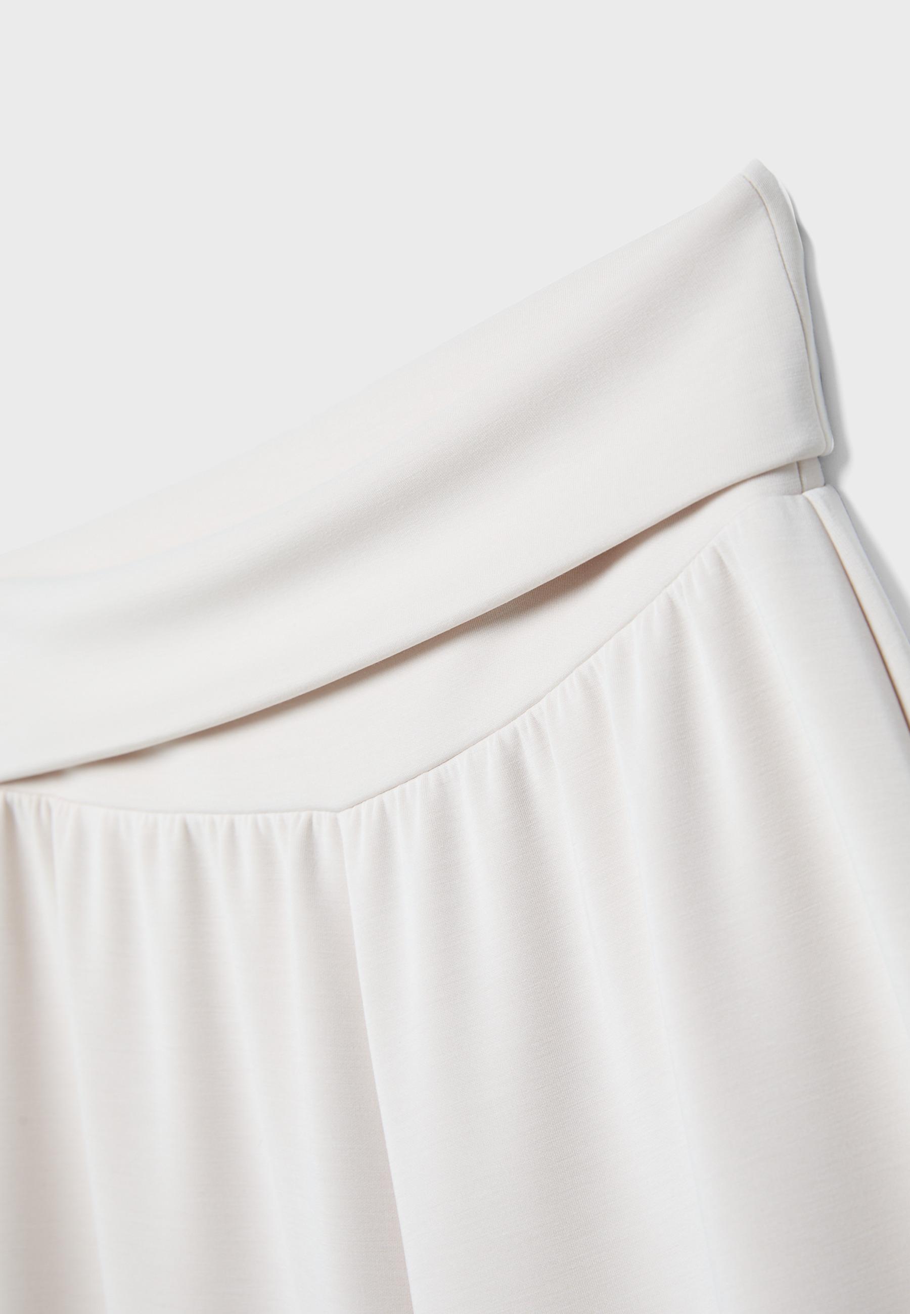 Soft-touch balloon jogger trousers with turn-up waist — Stone