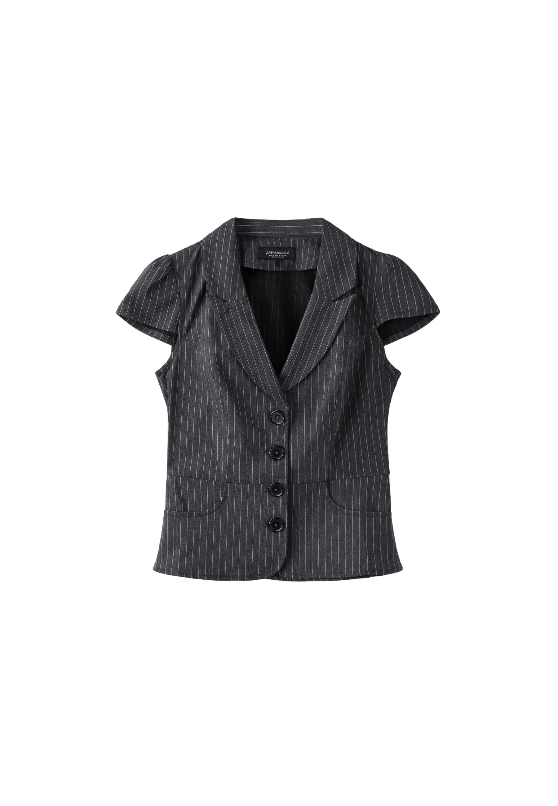 Short sleeve shirt with pockets — Dark grey