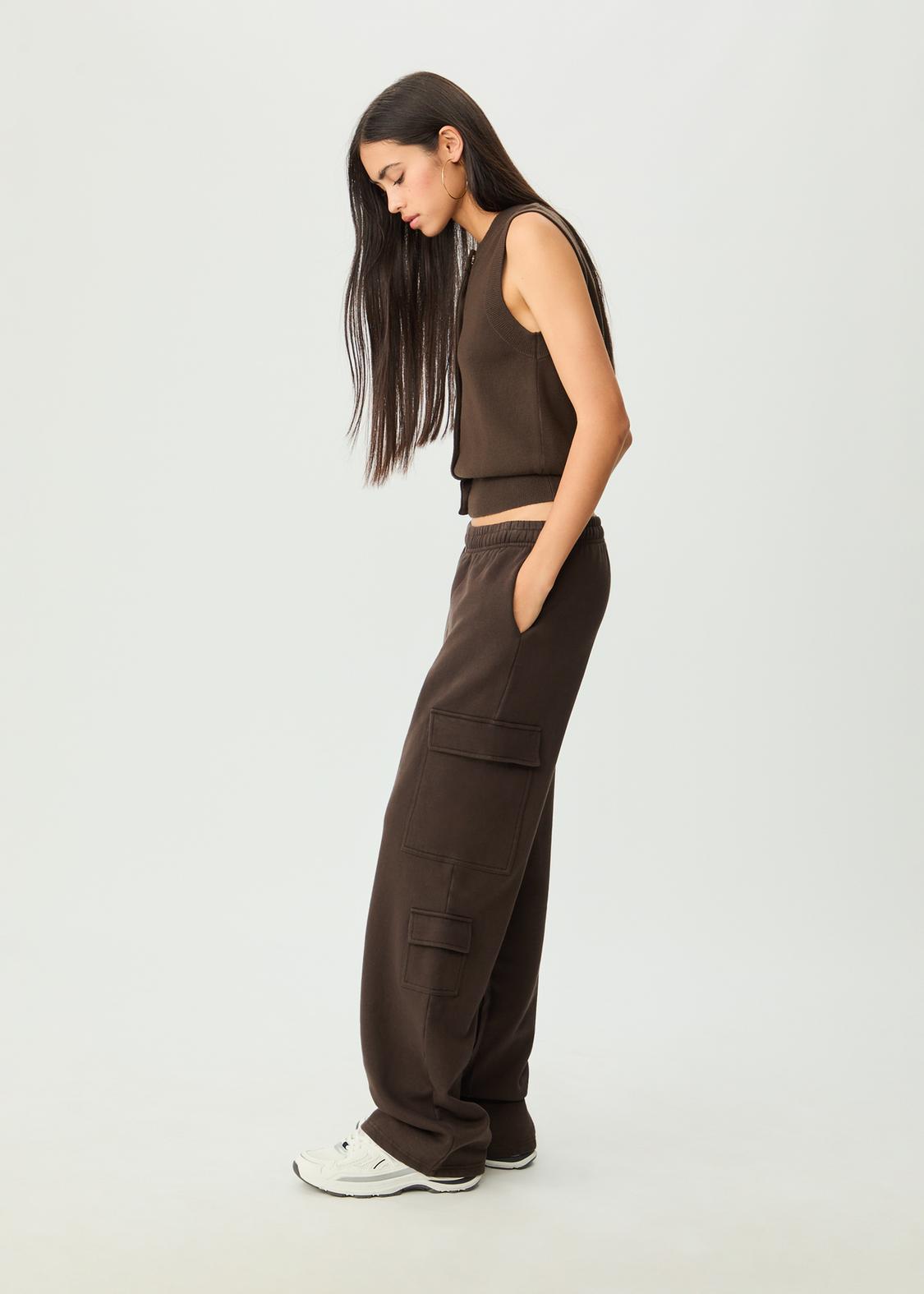 Pantalon jogger cargo Mode femme Stradivarius France