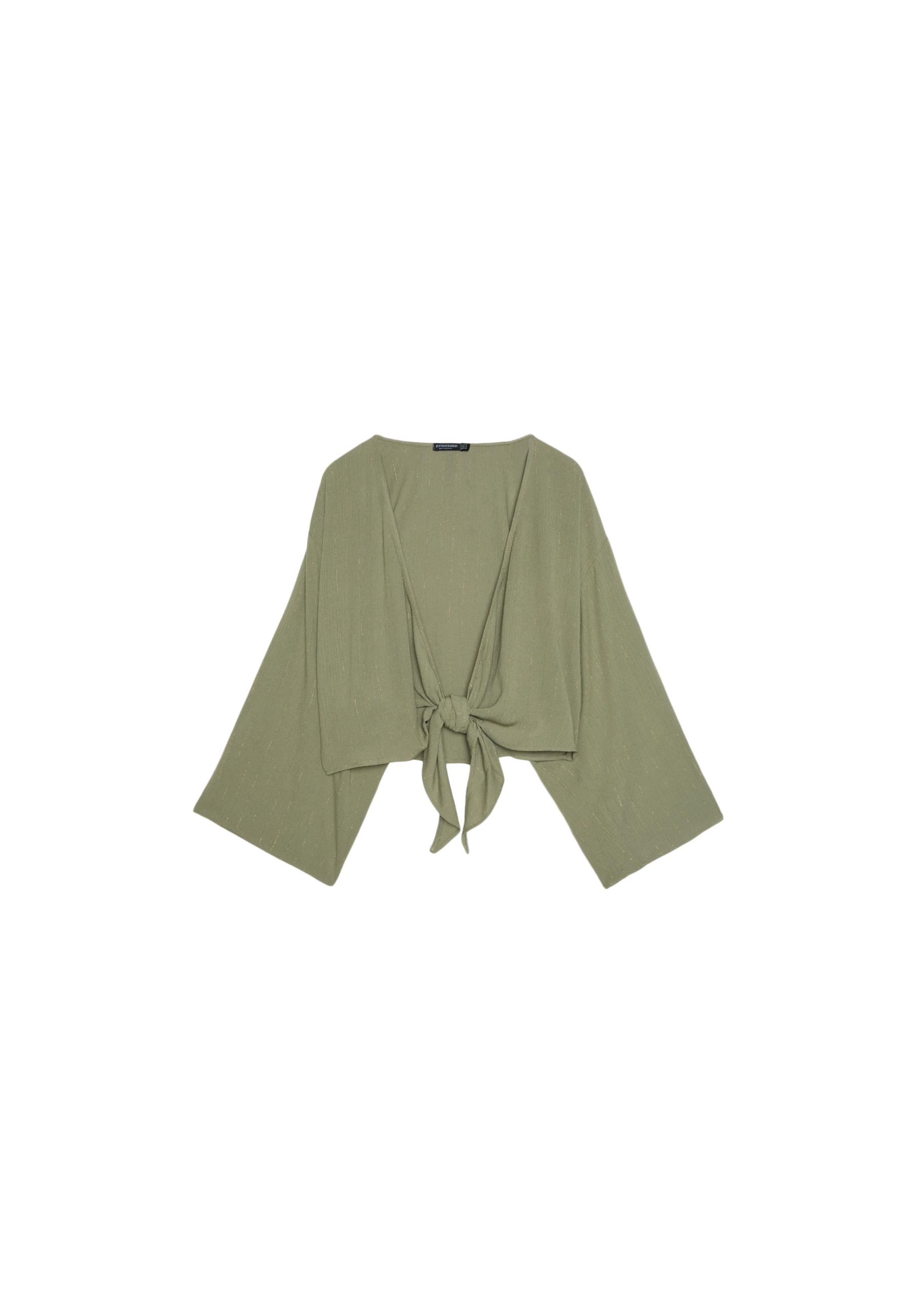 Flowing open blouse