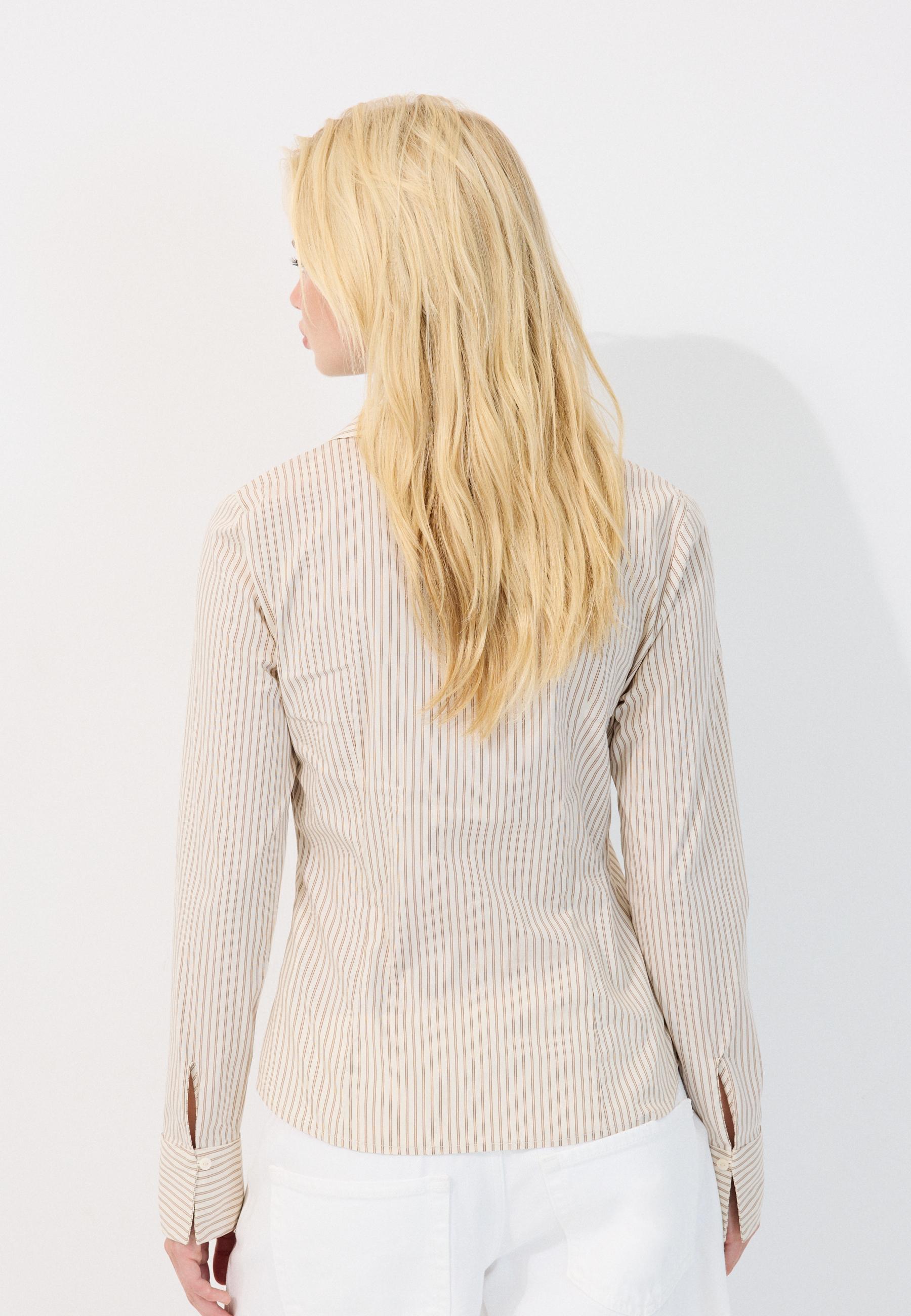 Fitted basic shirt — Vanilla
