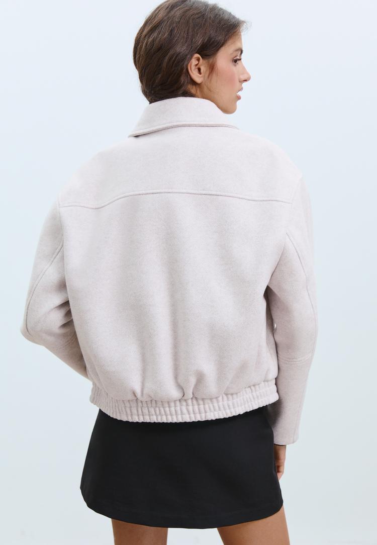 cazadora bomber tacto suave