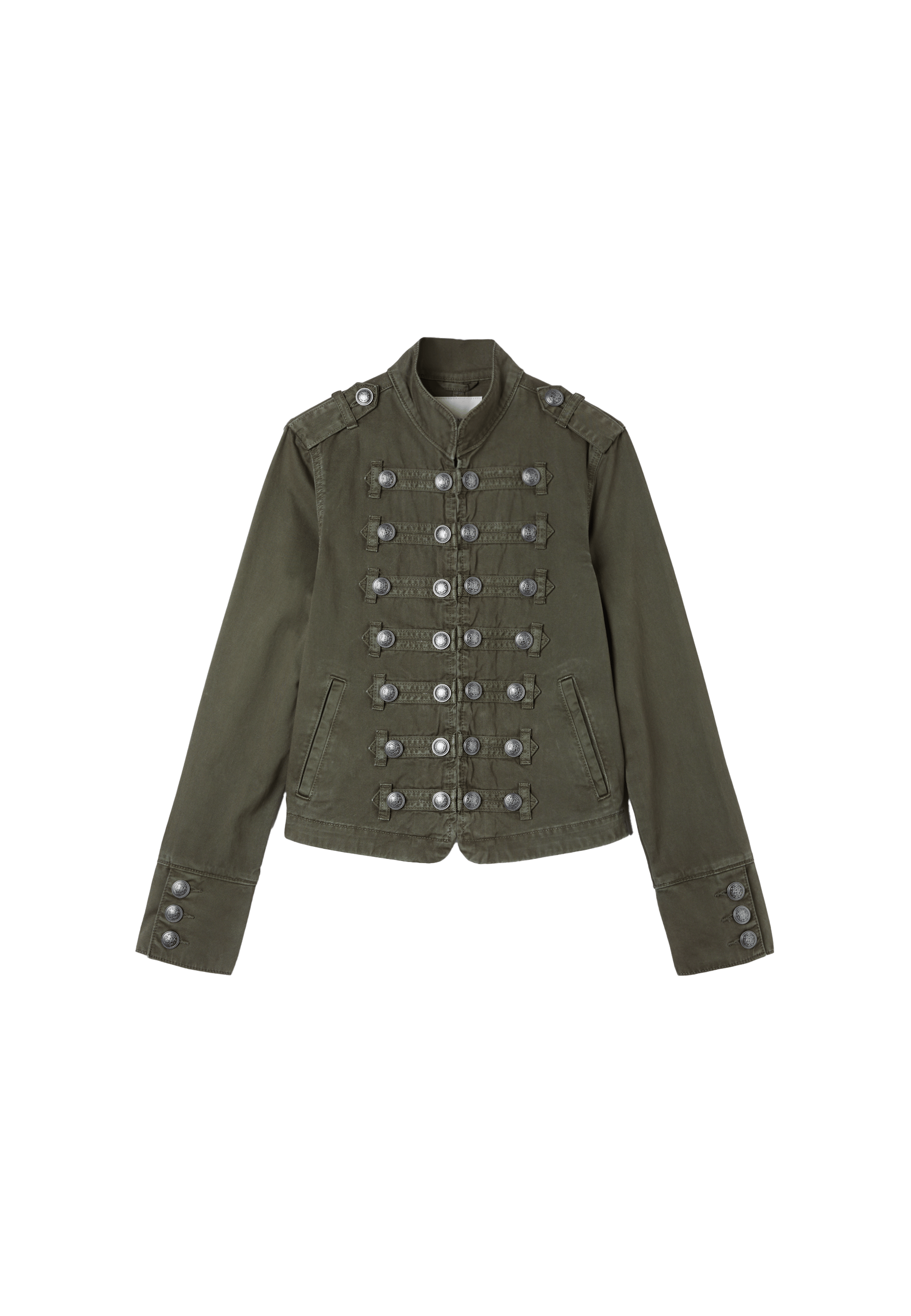 Buttoned jacket — Khaki