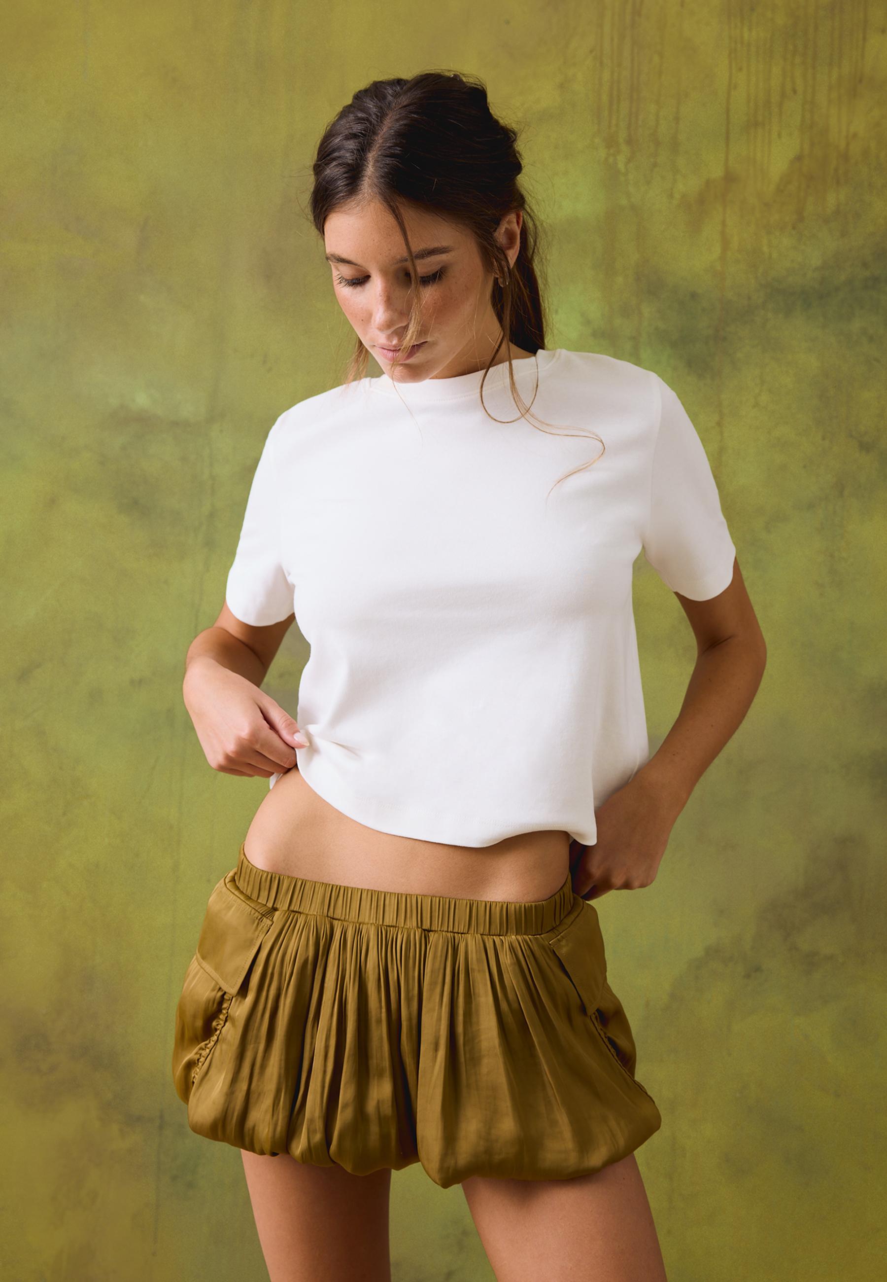 Basic regular fit kalın tişört - Görsel 10