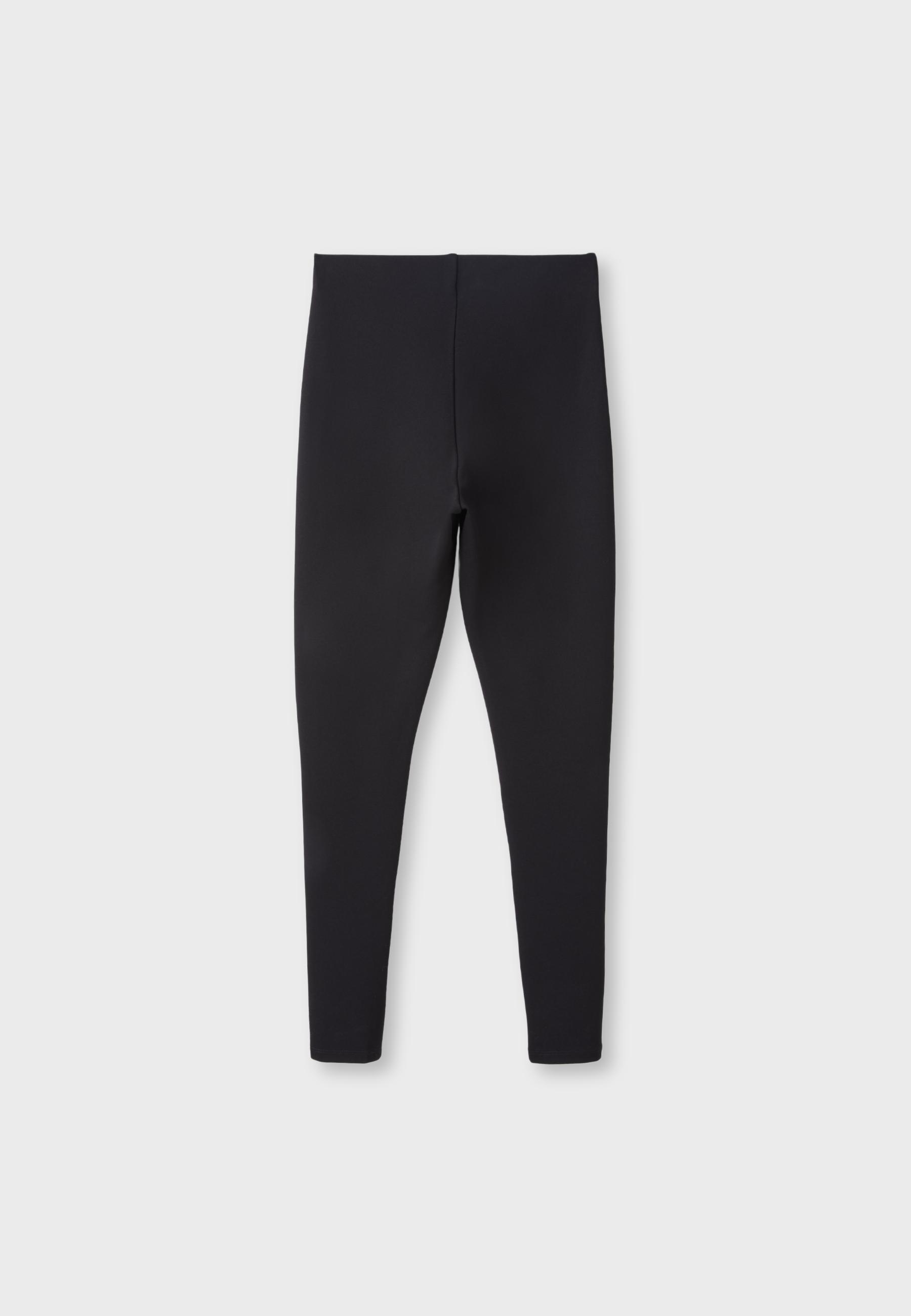 Knit leggings — Black