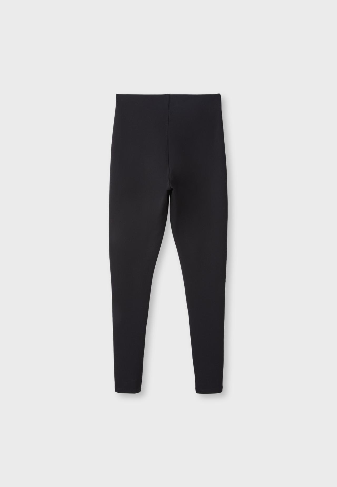 Knit leggings — Black
