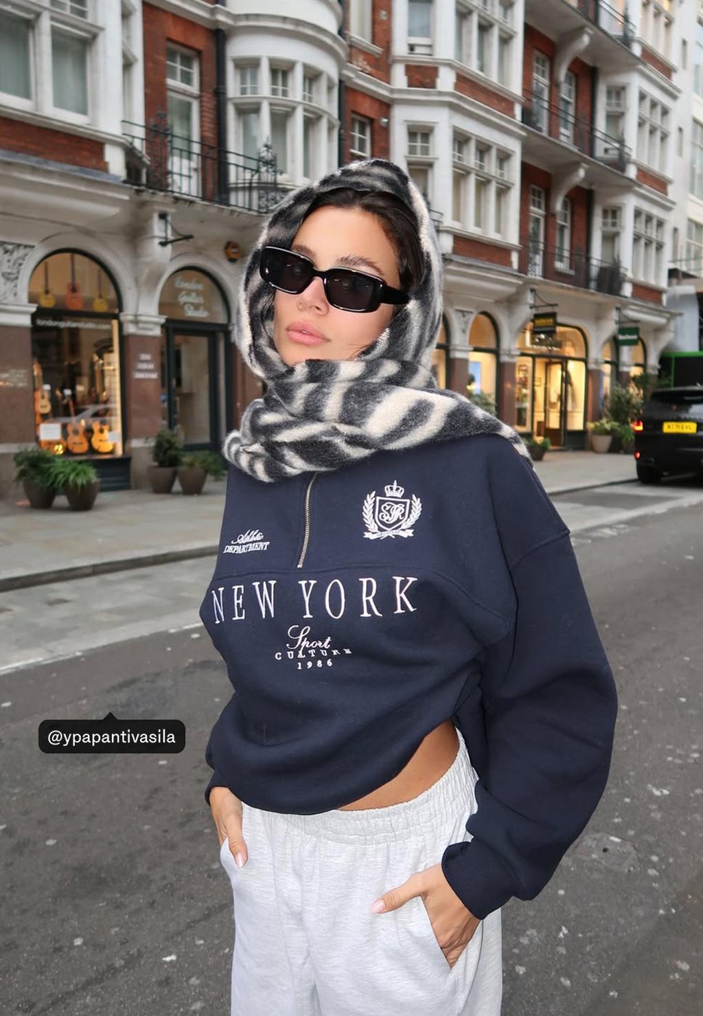 Écharpe imprimé animal