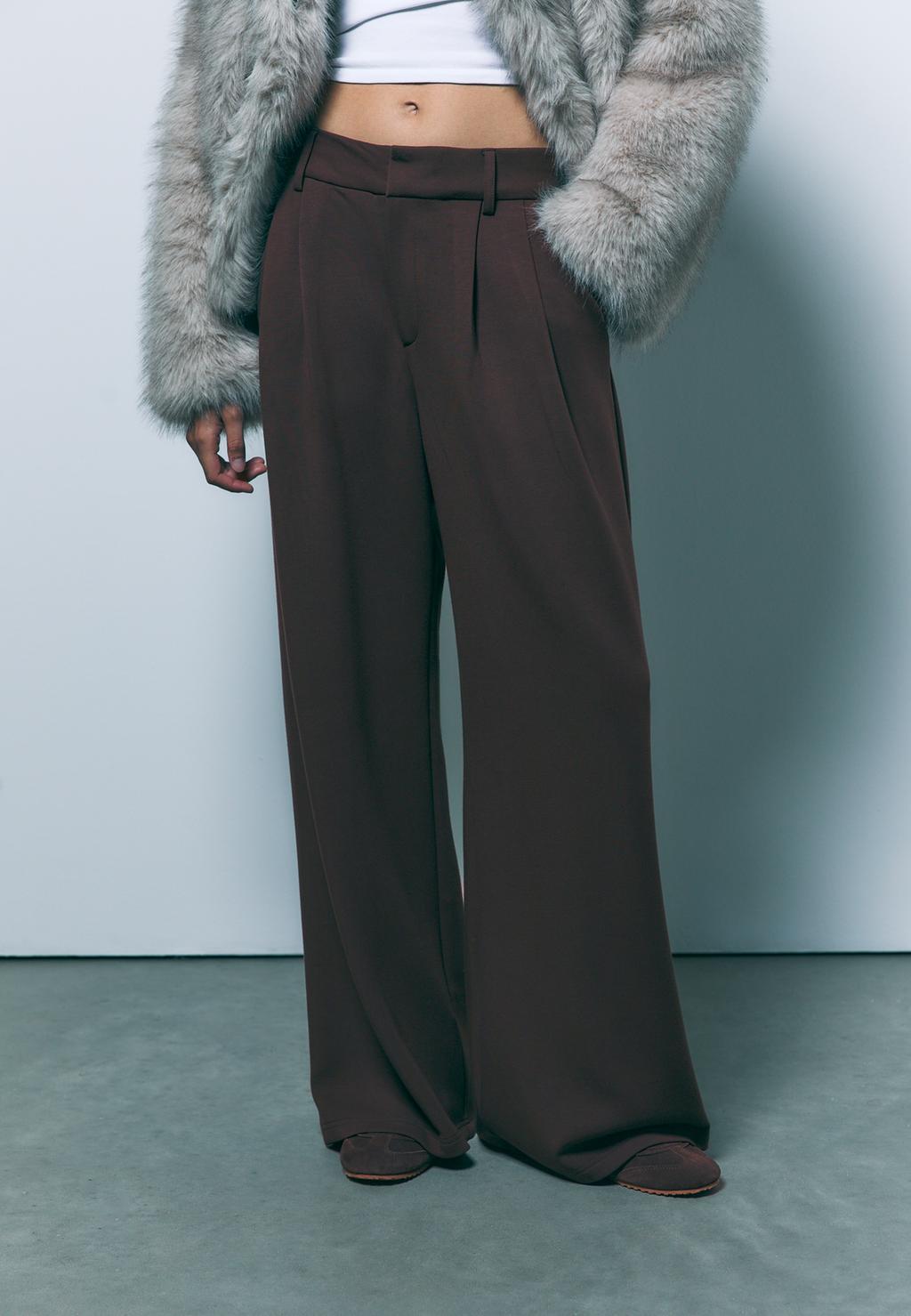 Soft-touch dress trousers