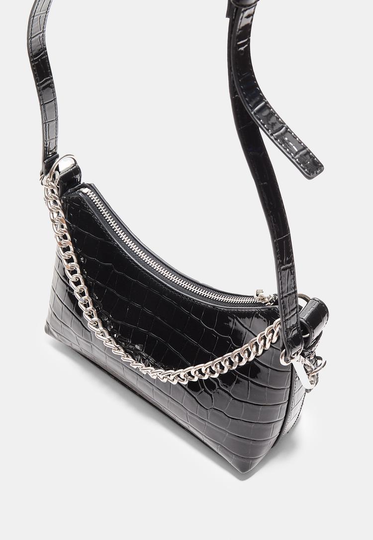 bandolera luna cadena efecto coco