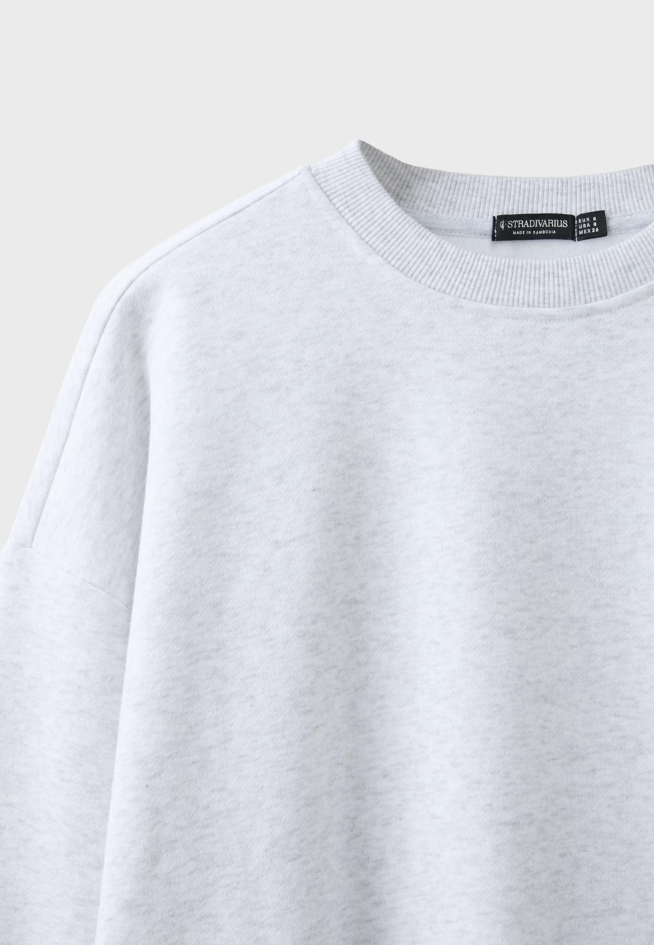 Basic sweatshirt — Grey melange