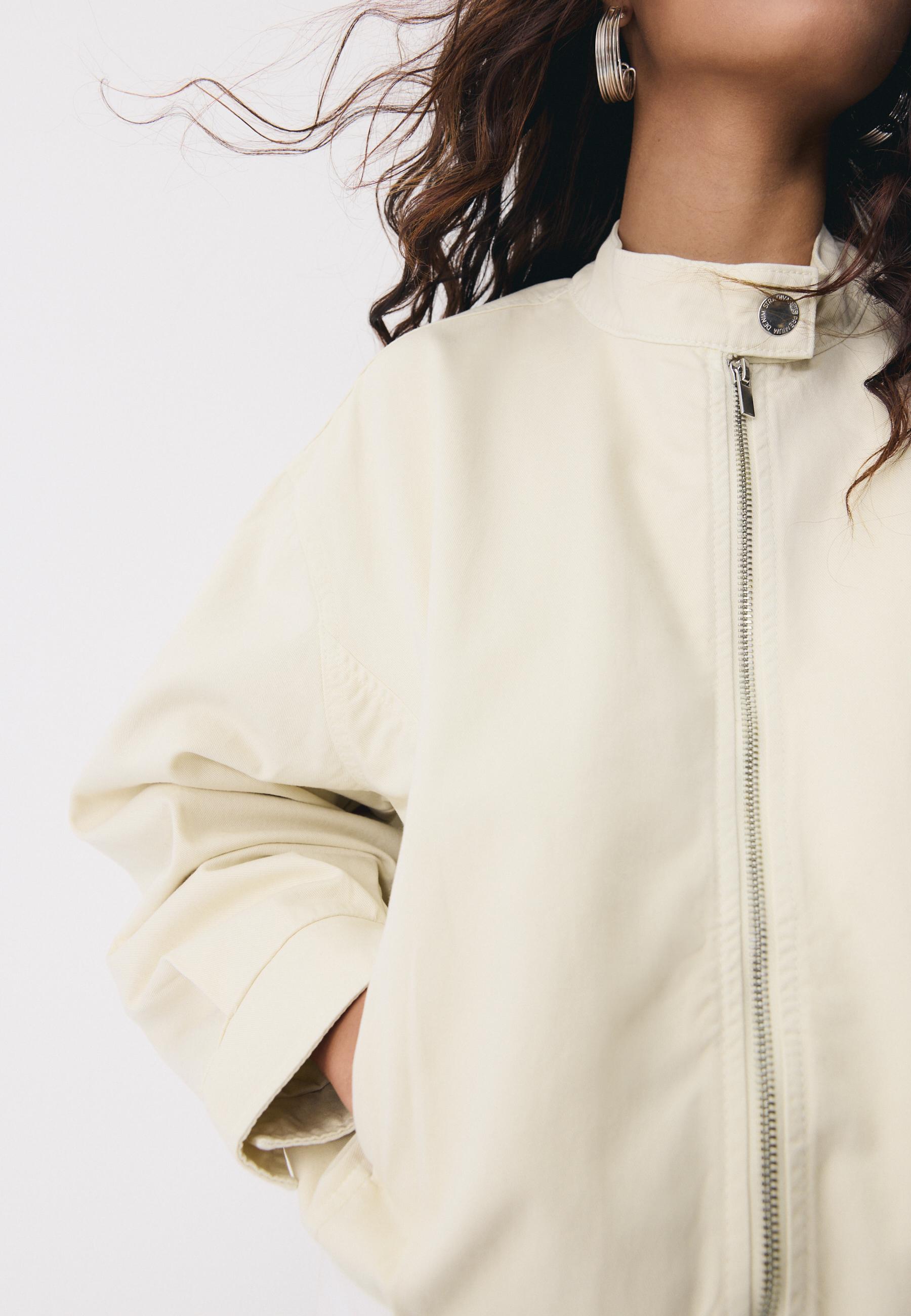 Bomber jacket — Stone