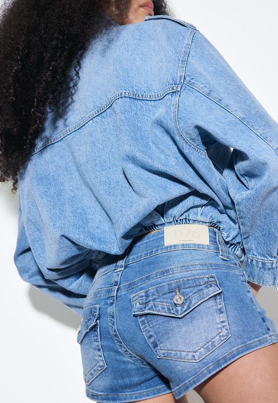 d76 denim micro shorts