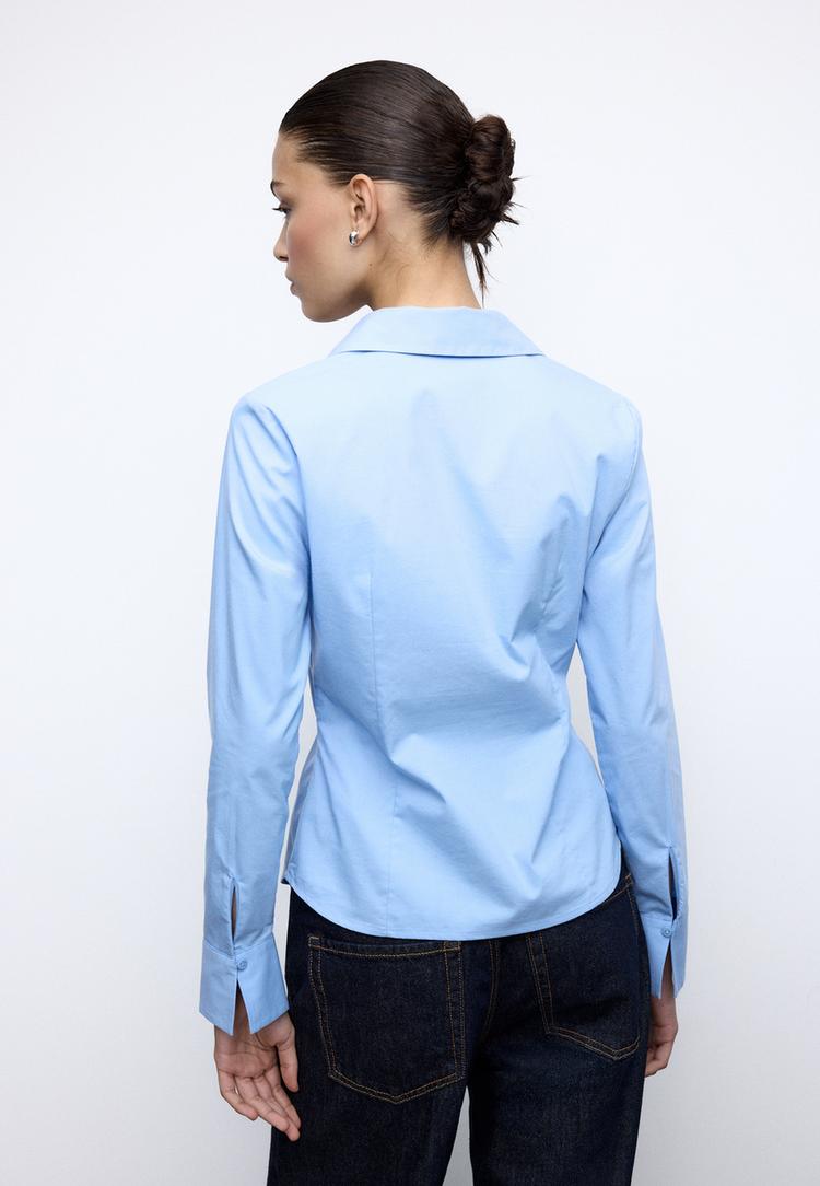 camisa basica fitted