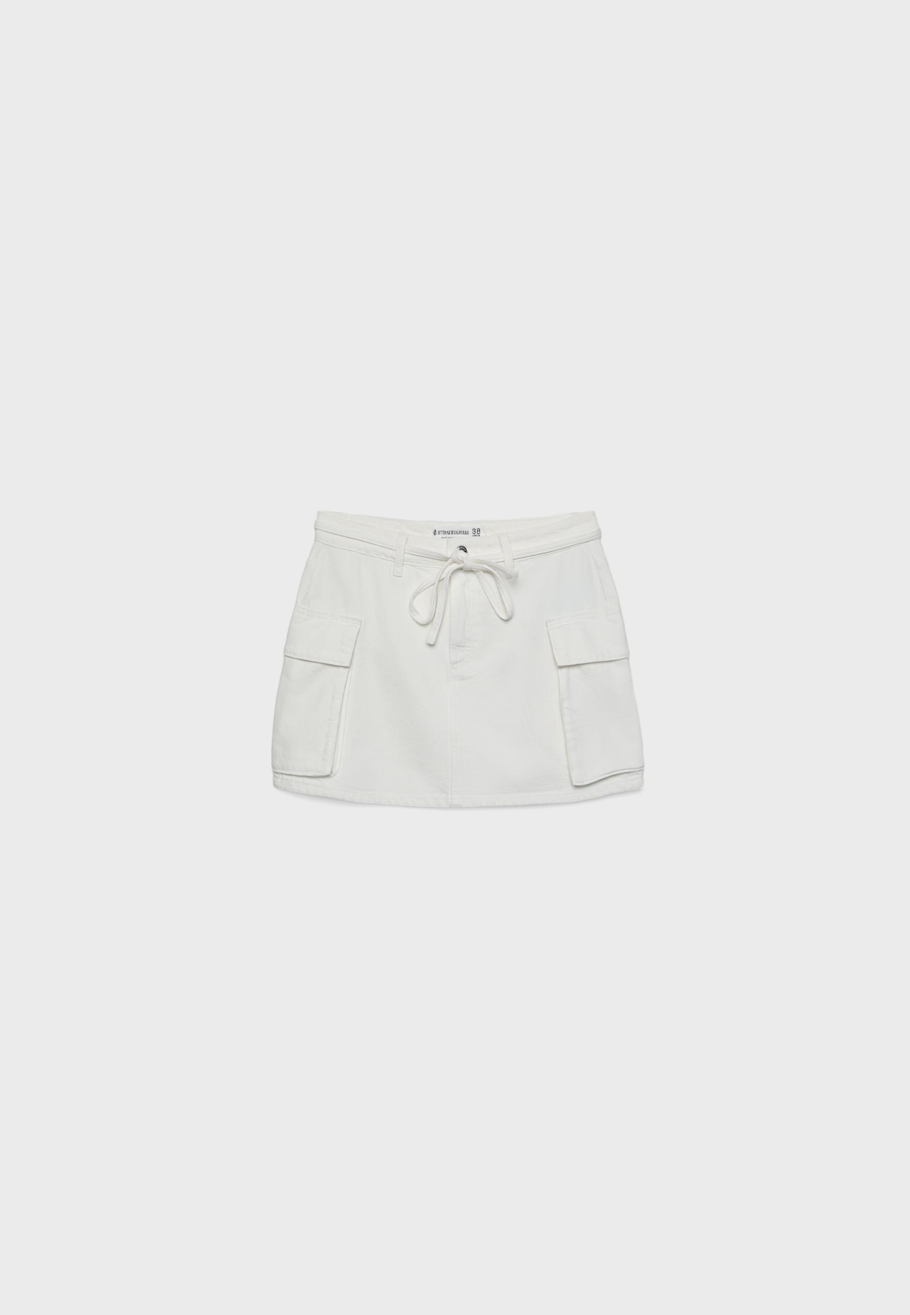 D66 mini cargo skirt - Women's fashion | Stradivarius Worldwide