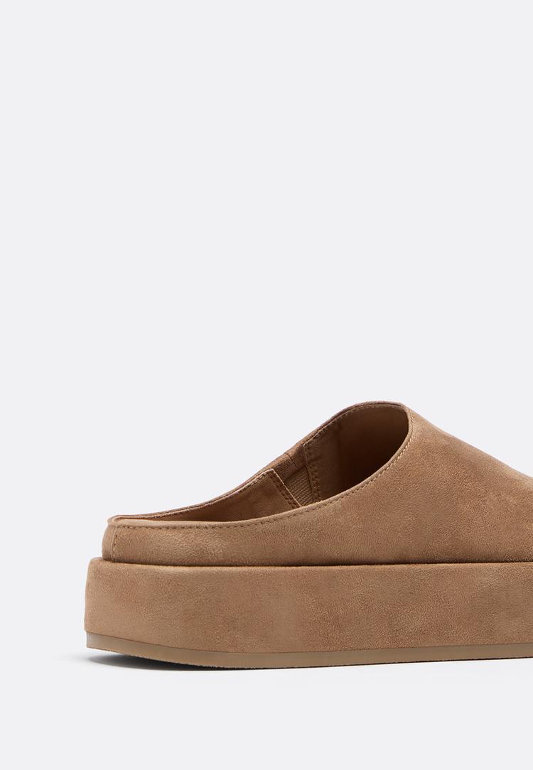 suni deri efektli platform sabo terlik