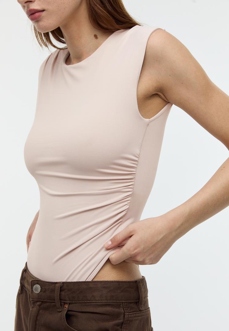 gathered bodysuit