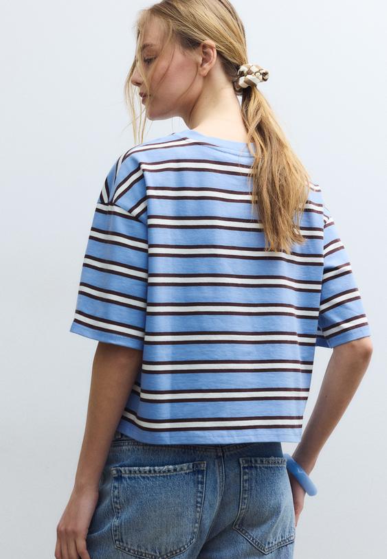 Раирана Фланелка С Къс Ръкав