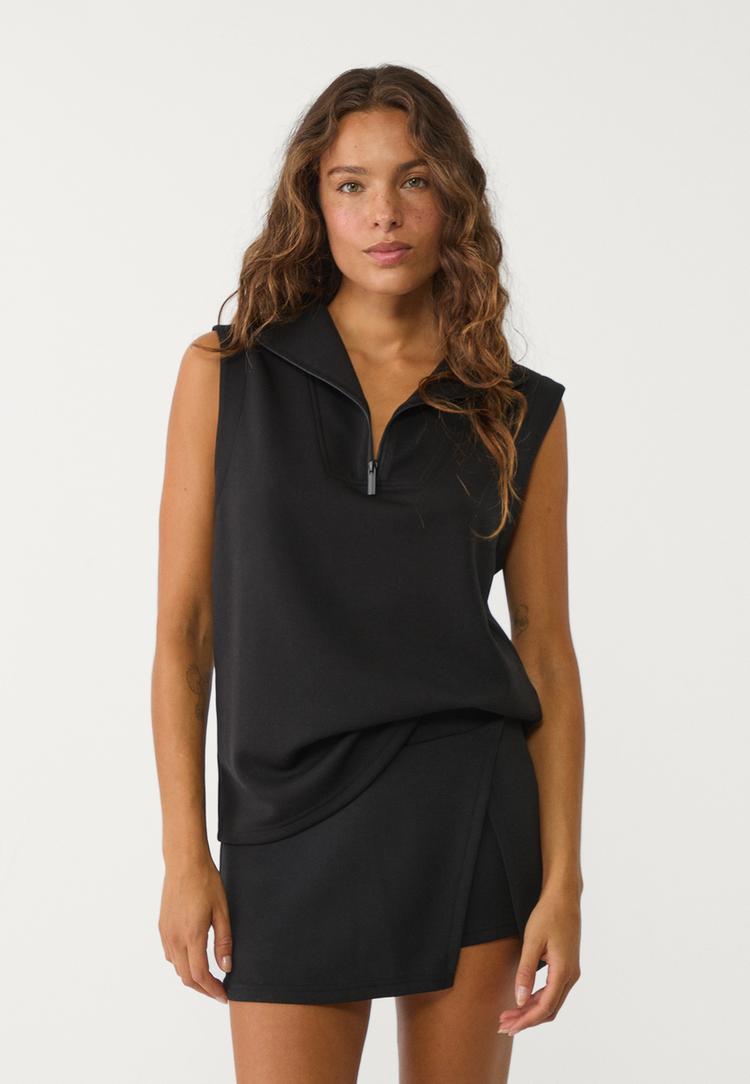 falda pantalon abertura