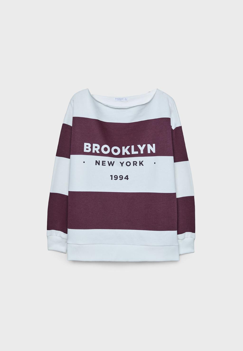 Bedrucktes Oversize-Sweatshirt