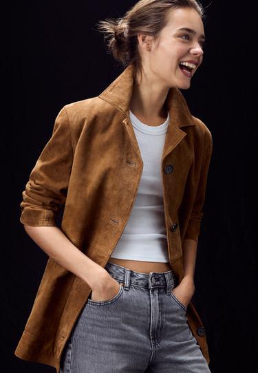 Leather pocket jacket — Brown 6