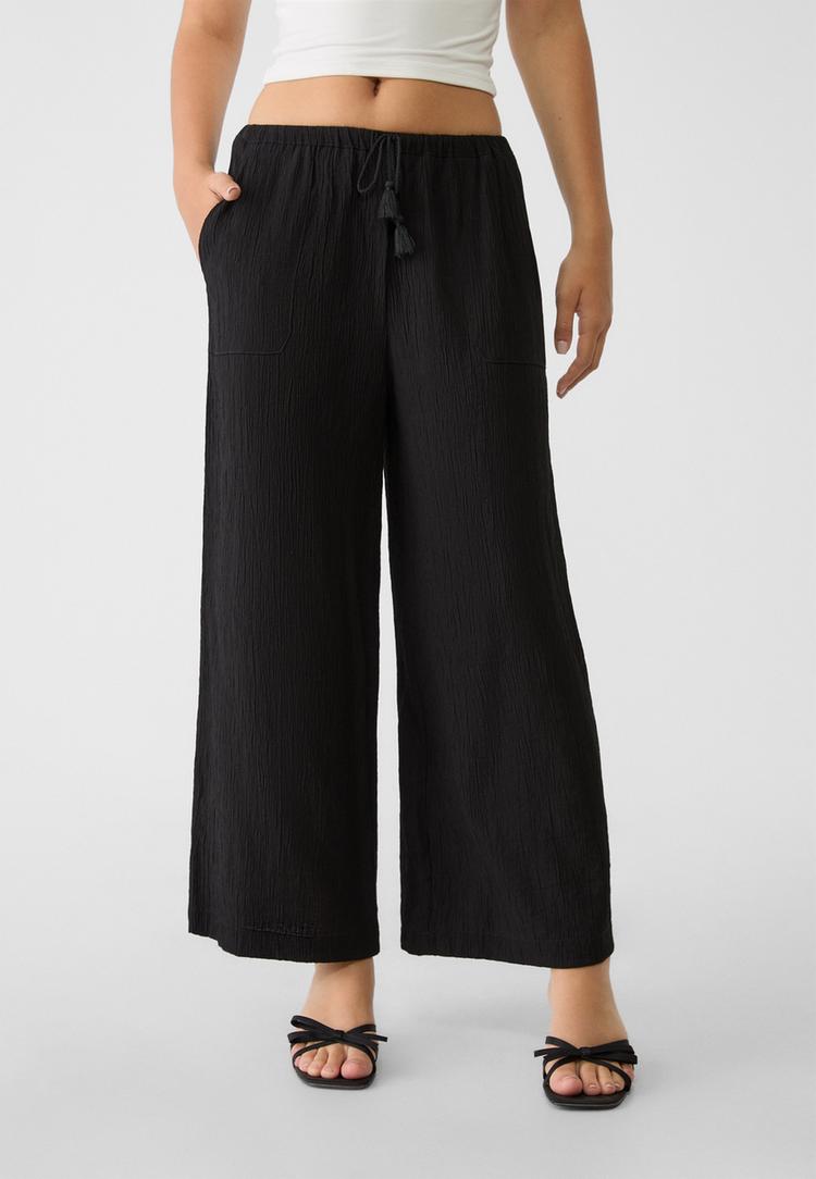 pantalon culotte fluido