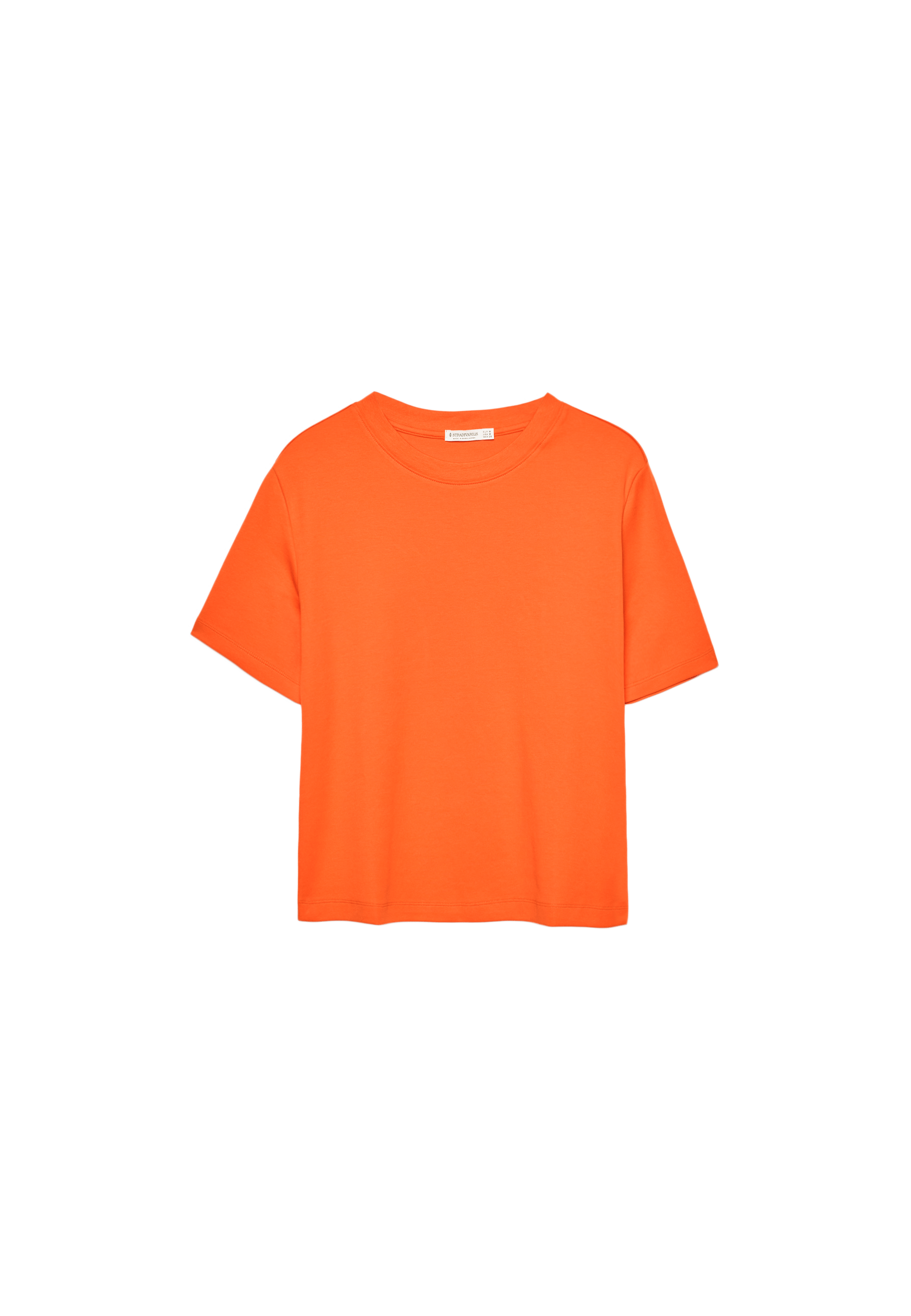 B01 Heavyweight regular fit basic T-shirt — Orange