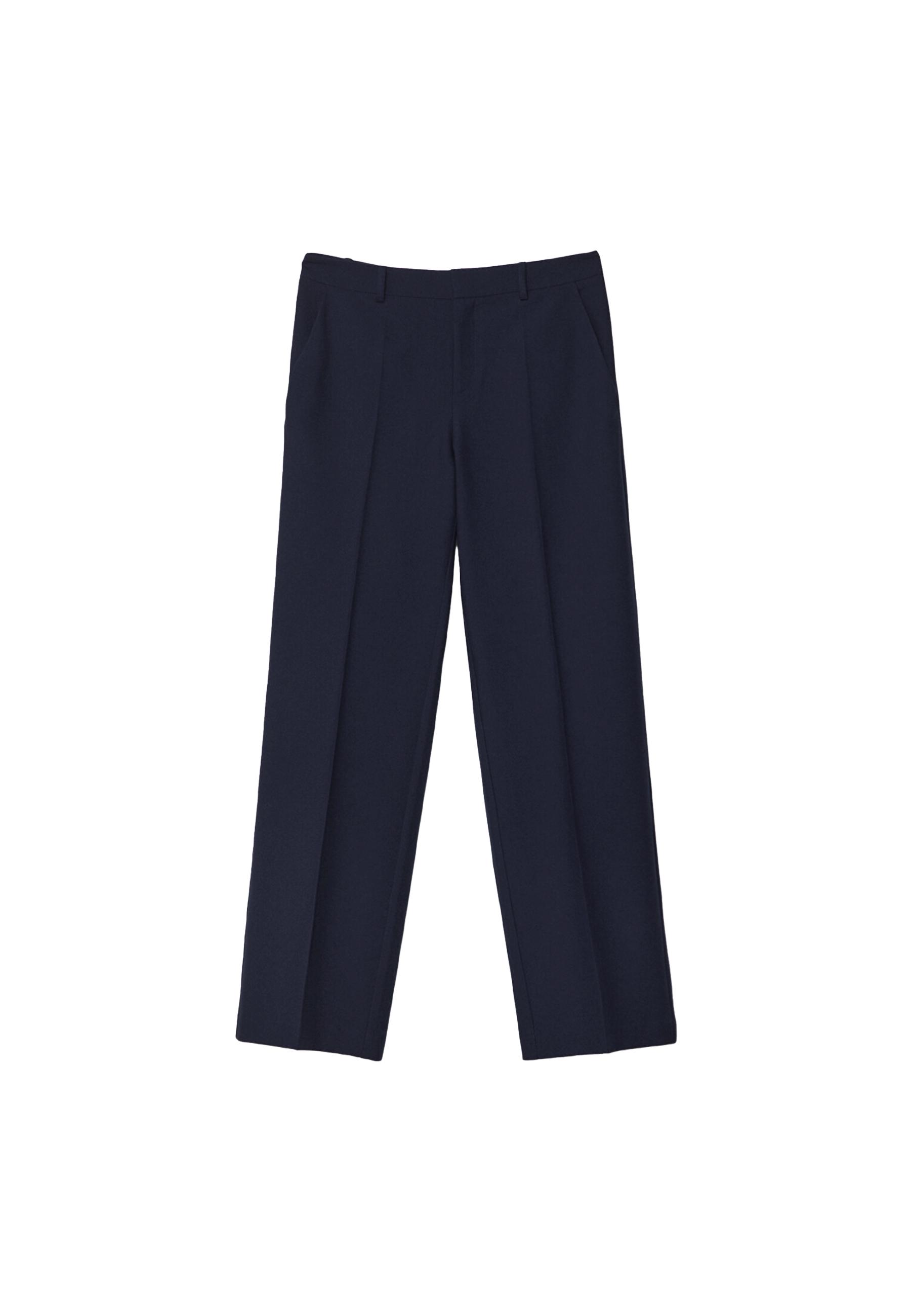 Smart trousers with pockets — Navy blue